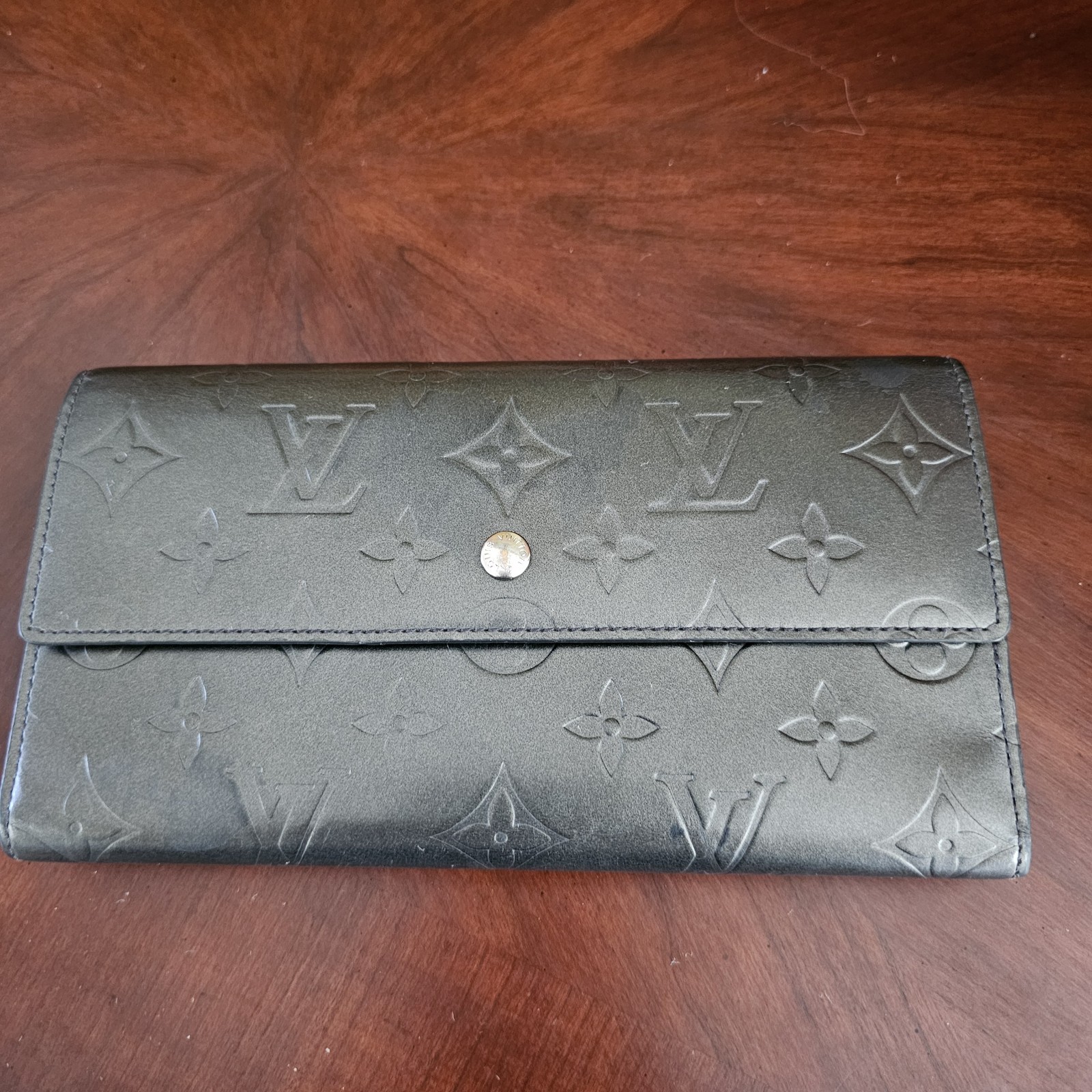 Louis Vuitton Monogram Mat Wilwood Tote Bag and Tri-fold Wallet