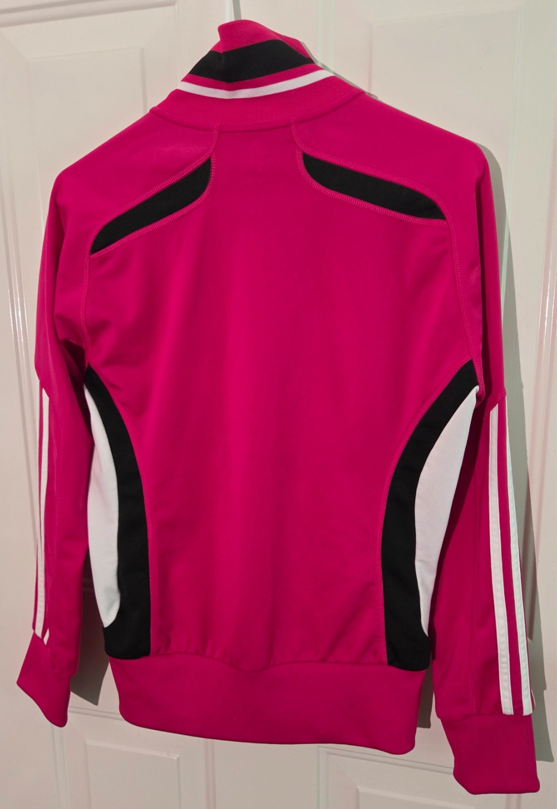 Bright Pink Adidas Track Jacket Small