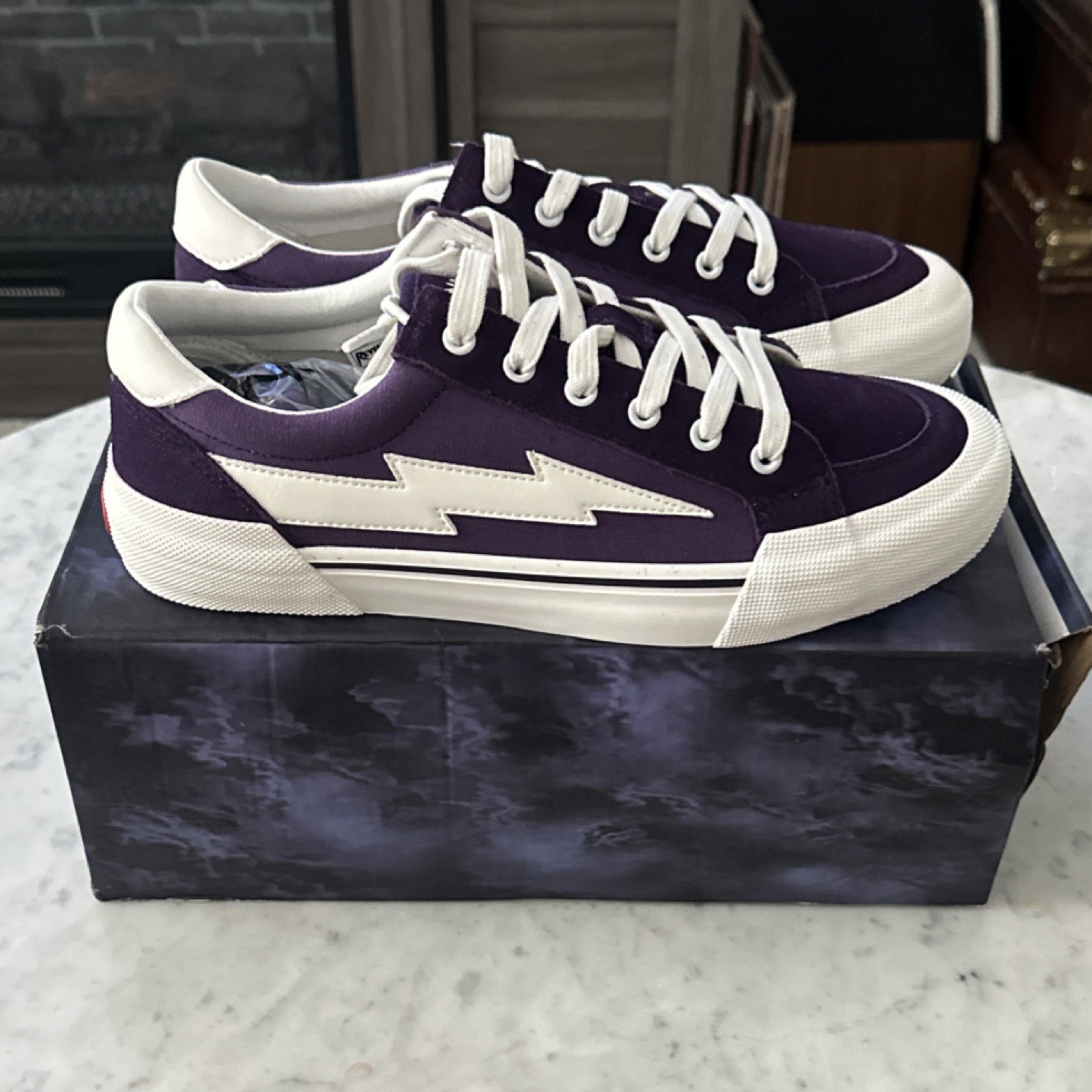 Revenge X Storm Vol.2 Low Top Purple/White Unisex (Damaged Box , MSRP: $200)