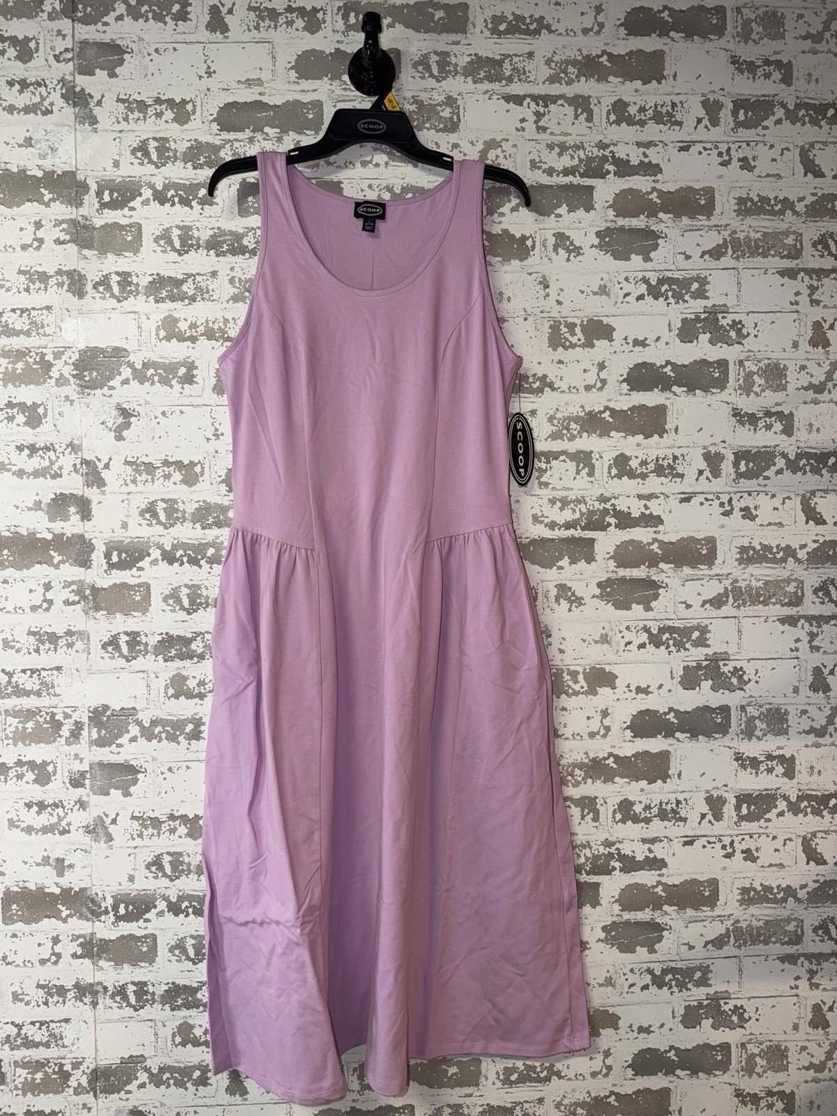 NWT! SCOOP Sleeveless Swing Dress Short – Lavender Purple – Size Large 10-12