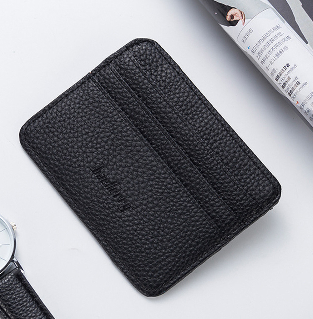 Slim Minimalist Front Pocket Wallet,RFID Blocking Credit Card Holder ID Window