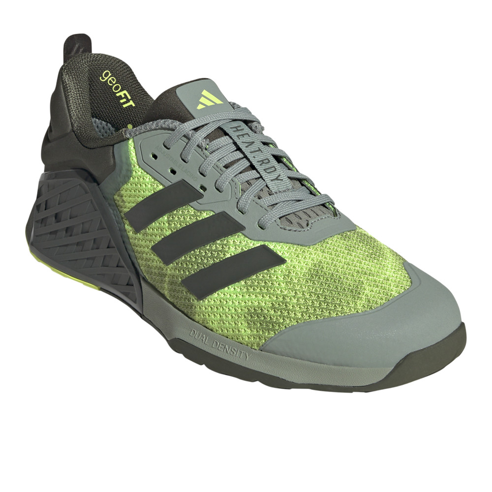 adidas Dropset 3 Strength Training Mens Green Sneakers Athletic Shoes IH5247