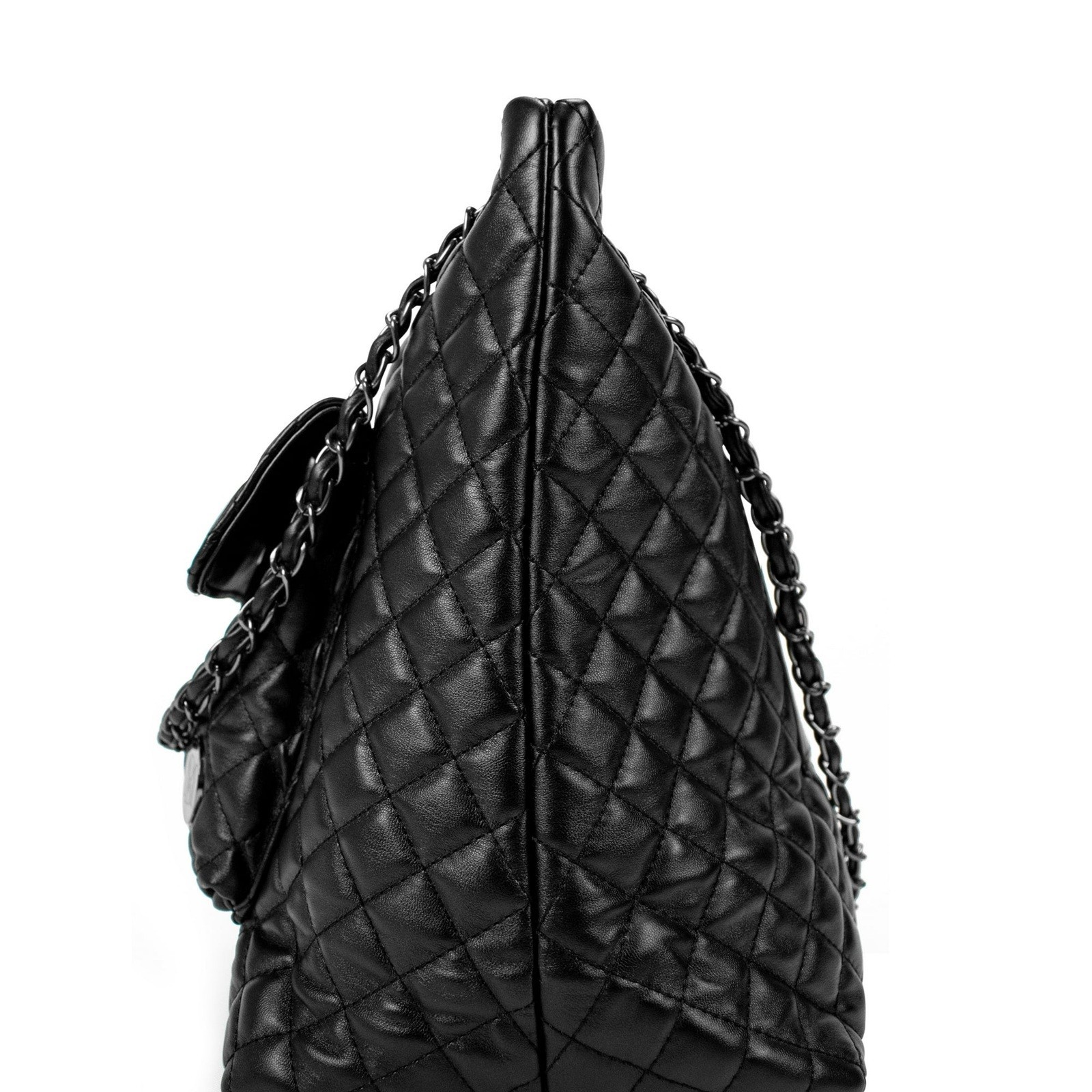 Badgley Mischka Diana Vegan Leather Tote Weekender Women’s Travel Bag BLACK