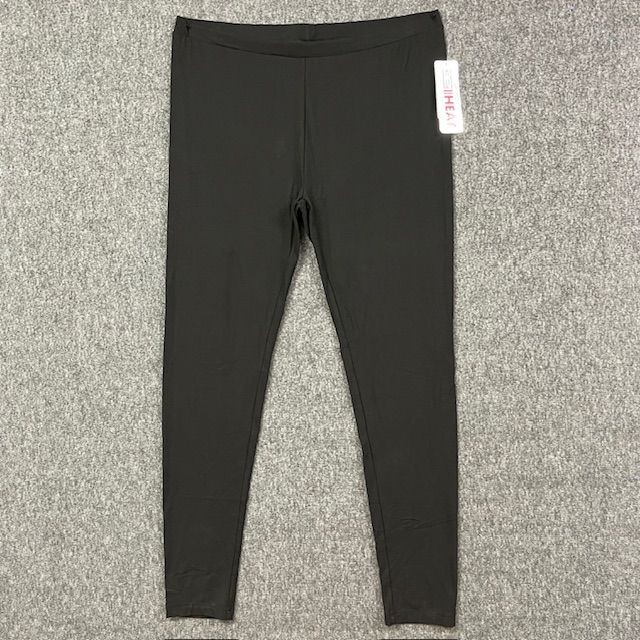 32 Degrees Heat Leggings Womens XL Thermal Black 90% Polyester 10% Spandex