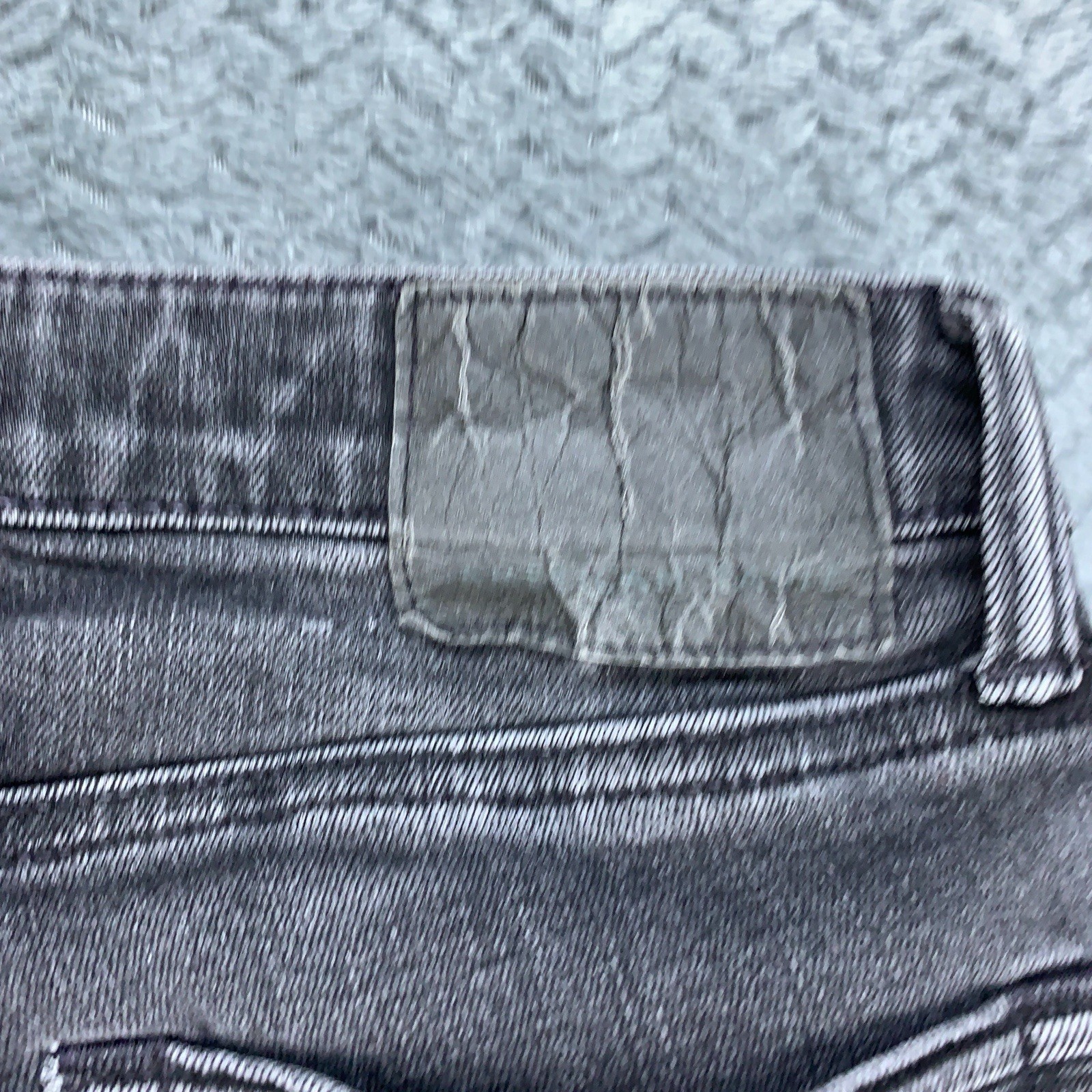 American Eagle Jeans Men’s 28×32 (Fits 28×30) Black Slim Straight Flex Stretch