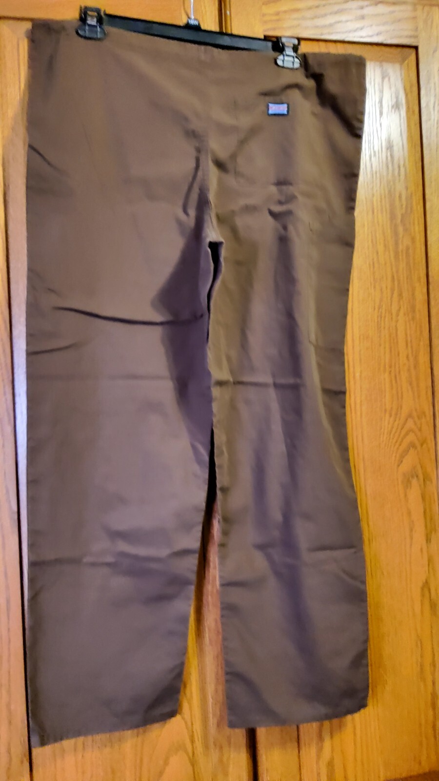 Cherokee Scrub Pants Medium 3 Pockets, 29.5 In. Inseam, Brown, (B11)