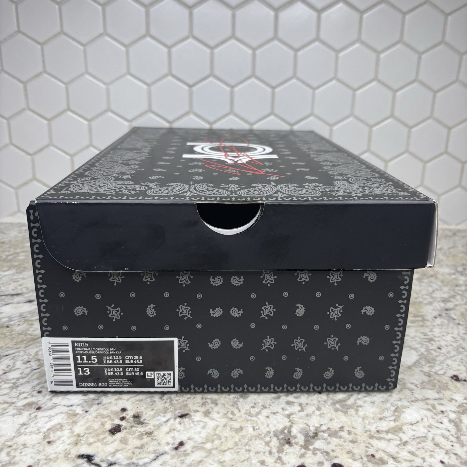 Size 11.5 – Nike KD 15 NRG Low Aunt Pearl (DQ3851-600) SHOE BOX ONLY