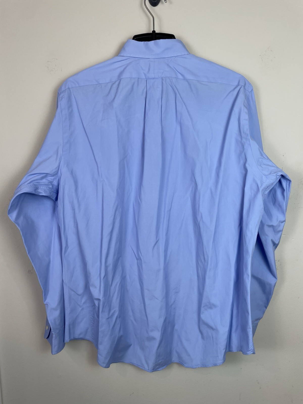 Polo Ralph Lauren Shirt Men’s XL Custom Fit Long Sleeve Blue Cotton Pony
