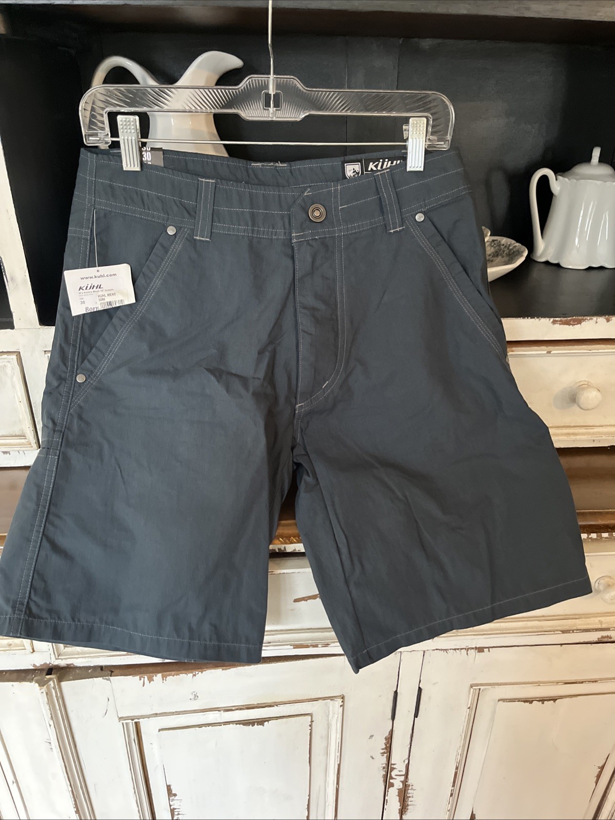Kuhl Kontra Shorts Men’s 10 In Inseam 30 In Waist Deep River Blue , NWT, Hiking