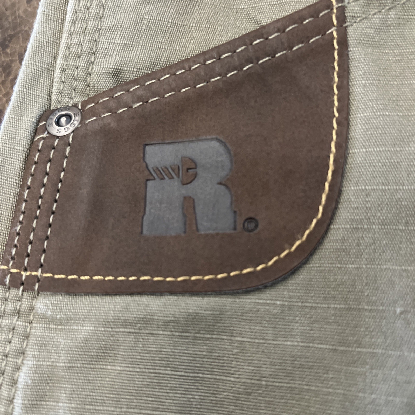 Wrangler Riggs Workwear Men’s Carpenter Pants 31×30 Cotton Tan Ripstop Fabric