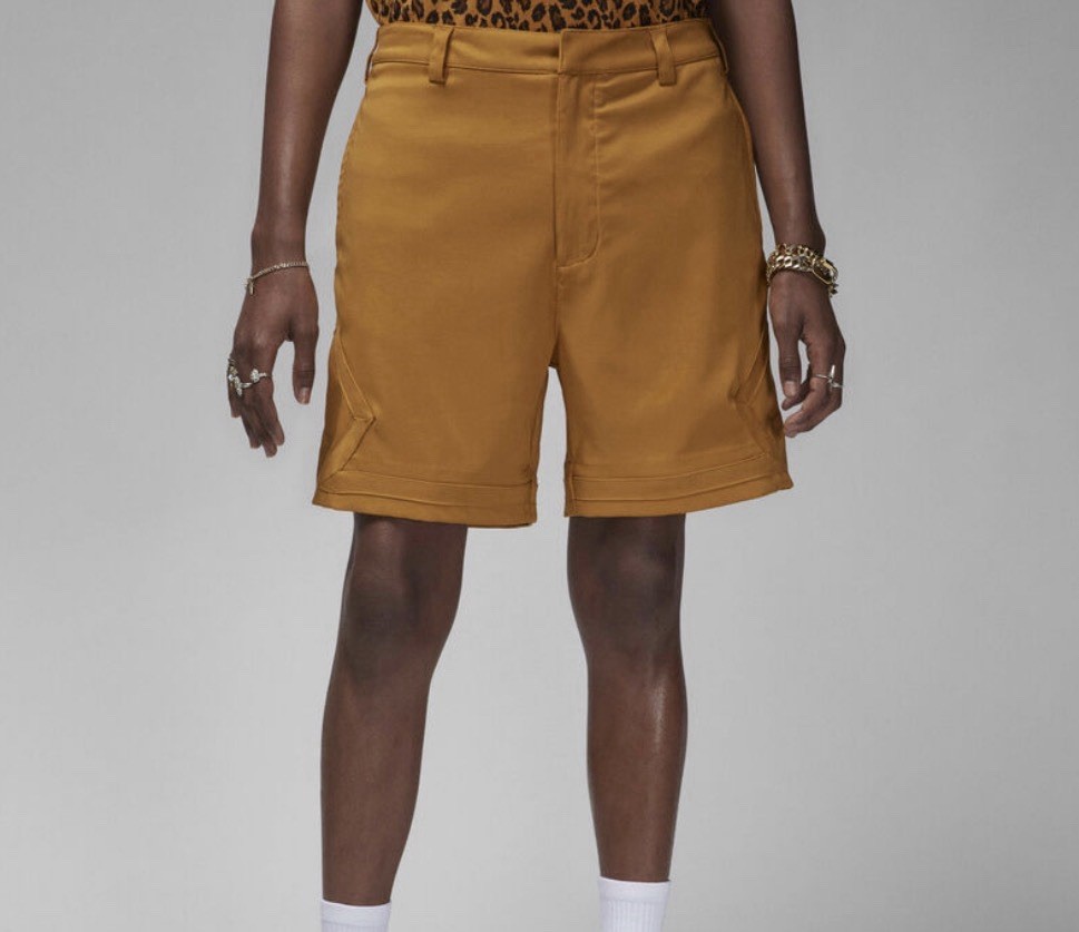 Nike Air Jordan Dri-Fit Sport Golf Diamond Shorts Desert Ochre Sz 34 DZ0557-754