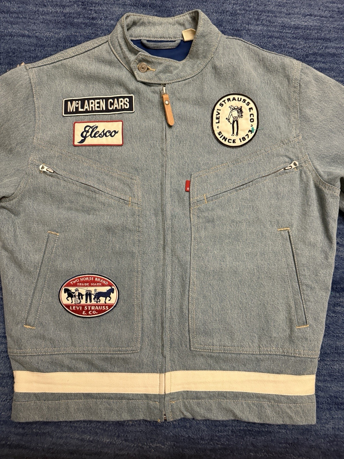 Levi’s x McLaren Racing Denim Jacket Unisex Size Small