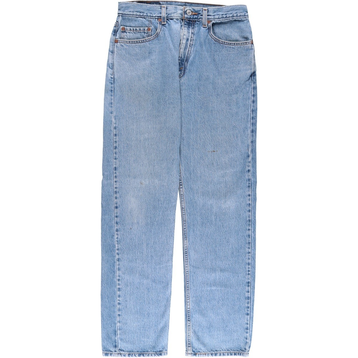 Used 2000’S Levi’s 00505-4891 Regular Fit Straight Leg Tapered Denim Pants M…