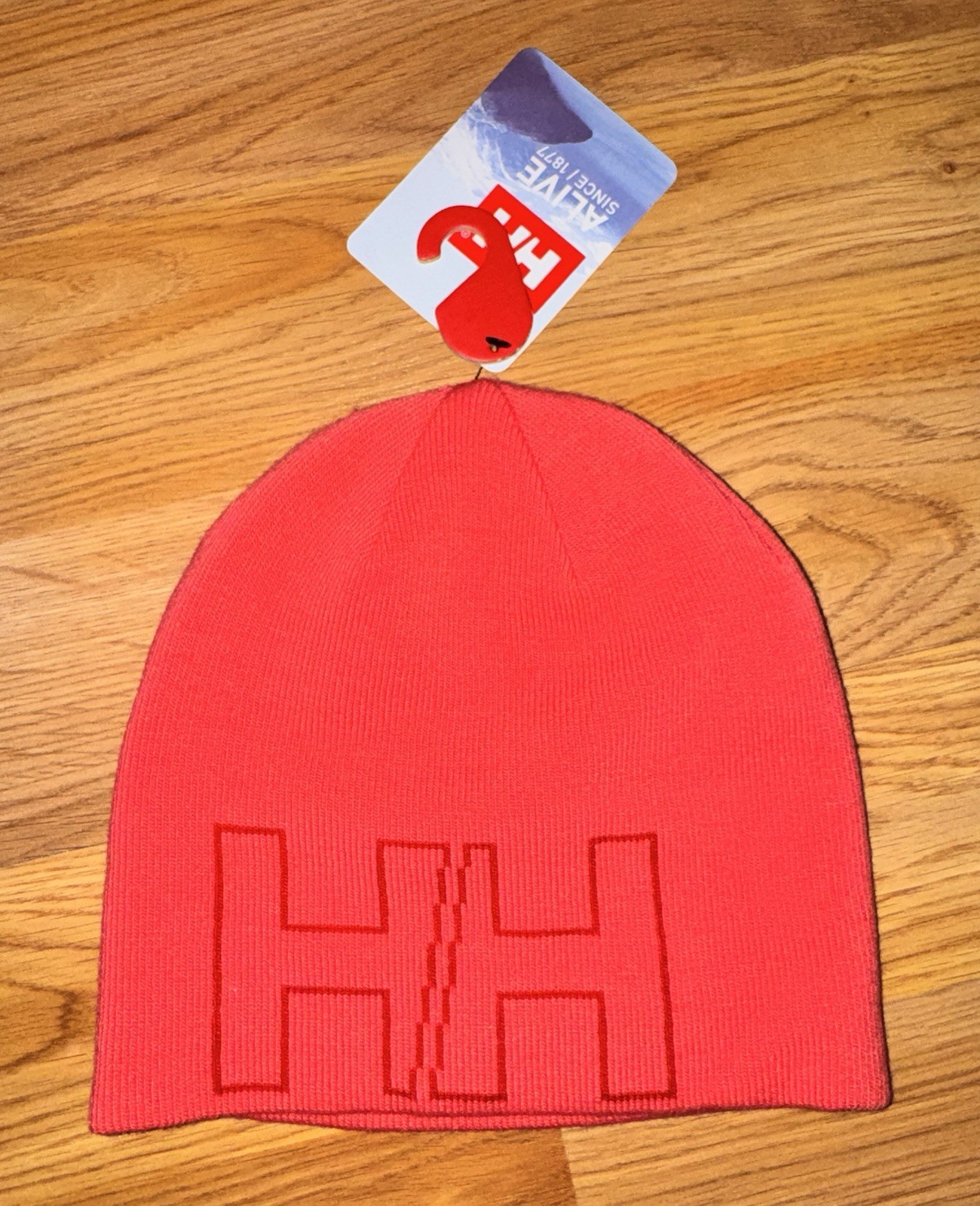 Helly Hansen HH Outline Beanie – Cayenne Red – One Size *Brand New w Tags*