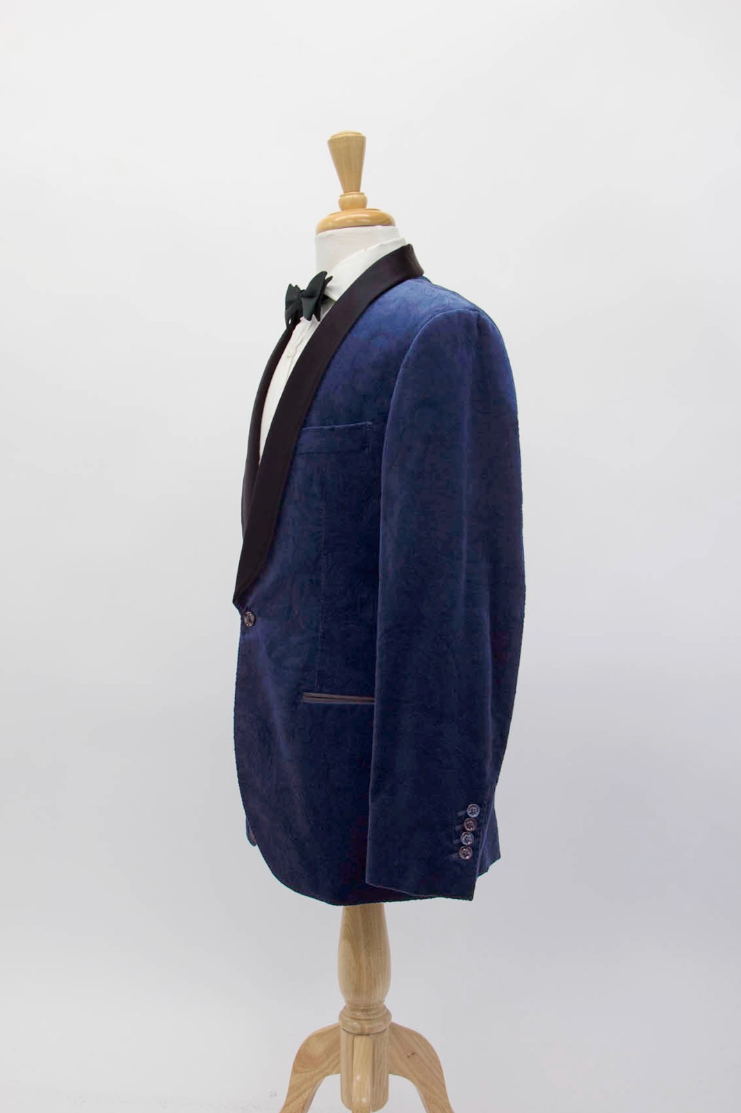 NWT $4995 Brunello Cucinelli Men’s Baroque Velvet 2-Tone Tuxedo Jacket A262