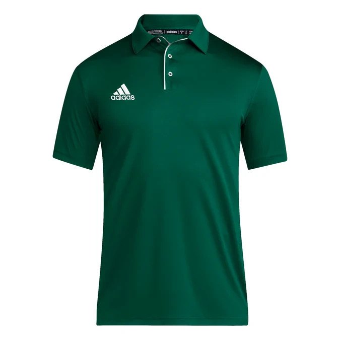 adidas Men Green Team Issue Performance Polo Shirt M L XL XXL 3XL New