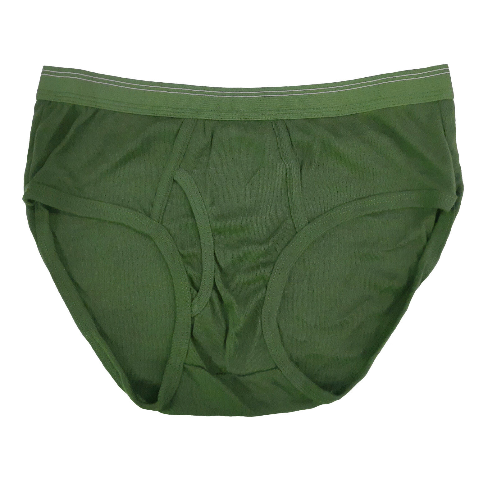 6 Pk Men Solid Colors Briefs Breathable Cotton Underwear Vintage style Full Rise