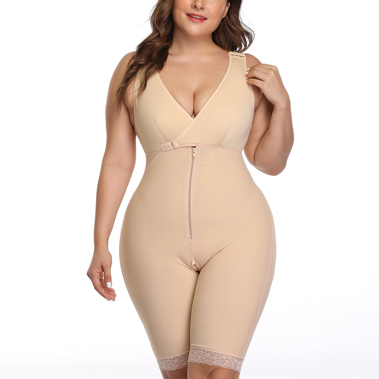 Women Tummy Control Fajas Colombianas Post Surgery Compression Garment Bodysuit