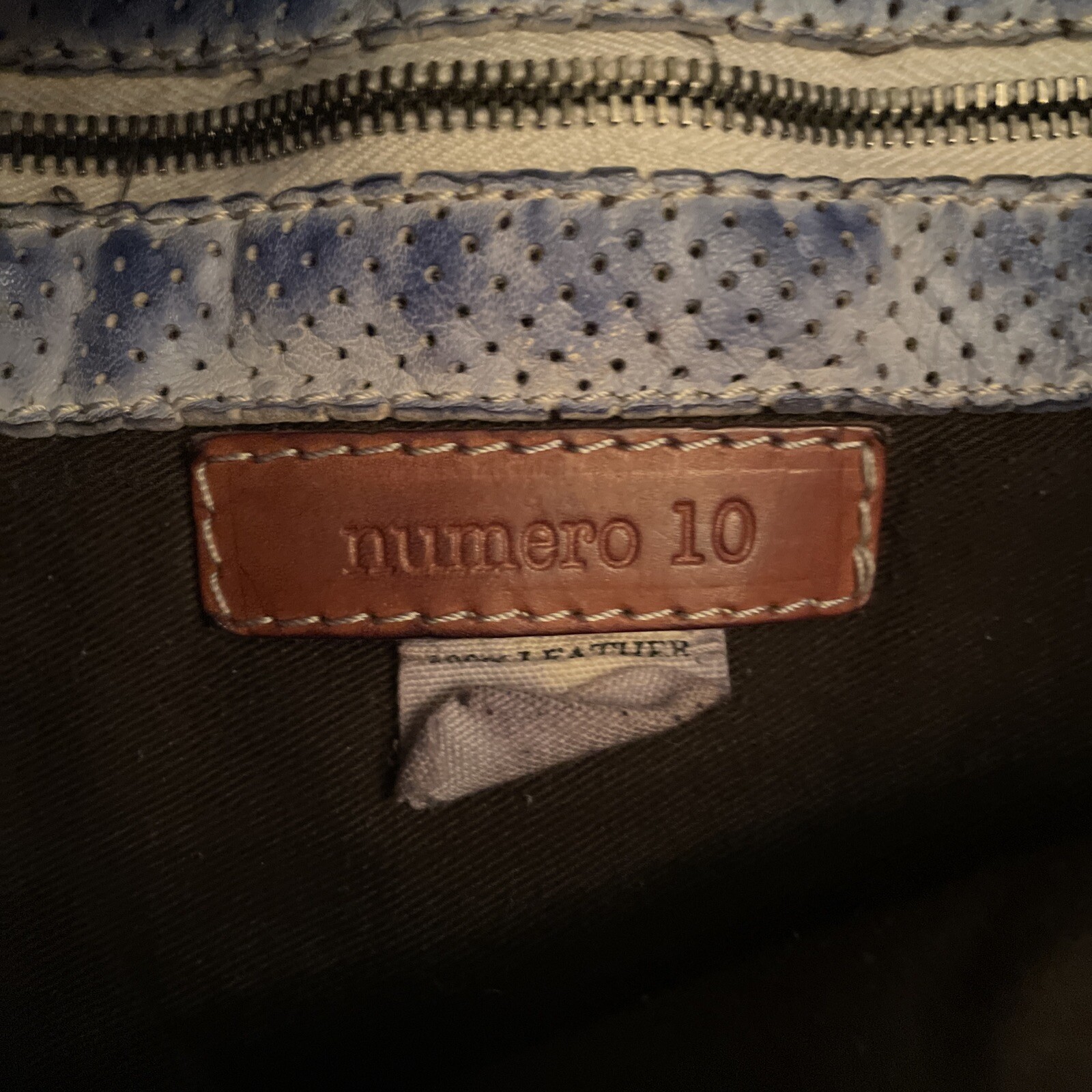 without tags Numero 10 Shoulder Bag In Ocean Blue NWOT G2U