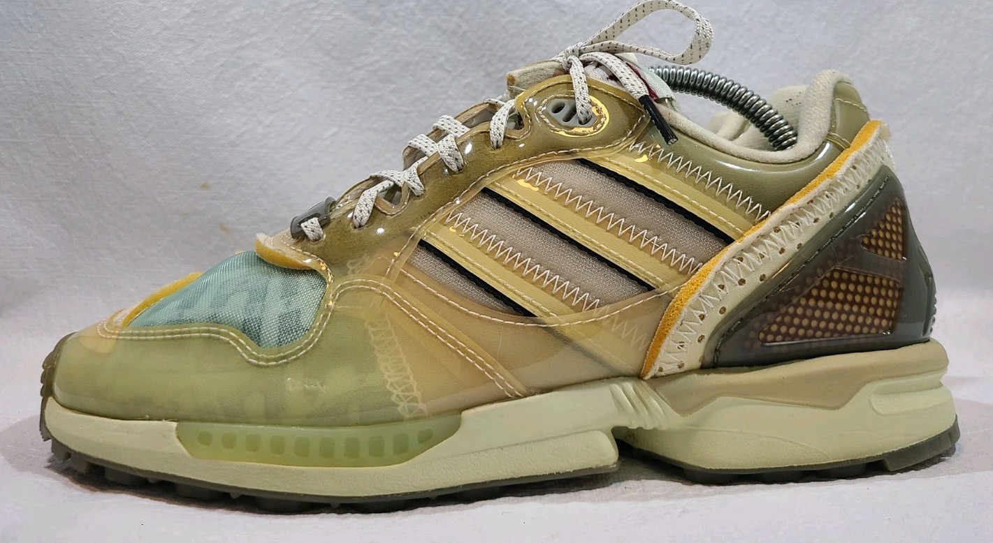 Mens adidas ZX 6000 X-Ray Inside Out Size: 6 Color: Bliss Chalk White Sand