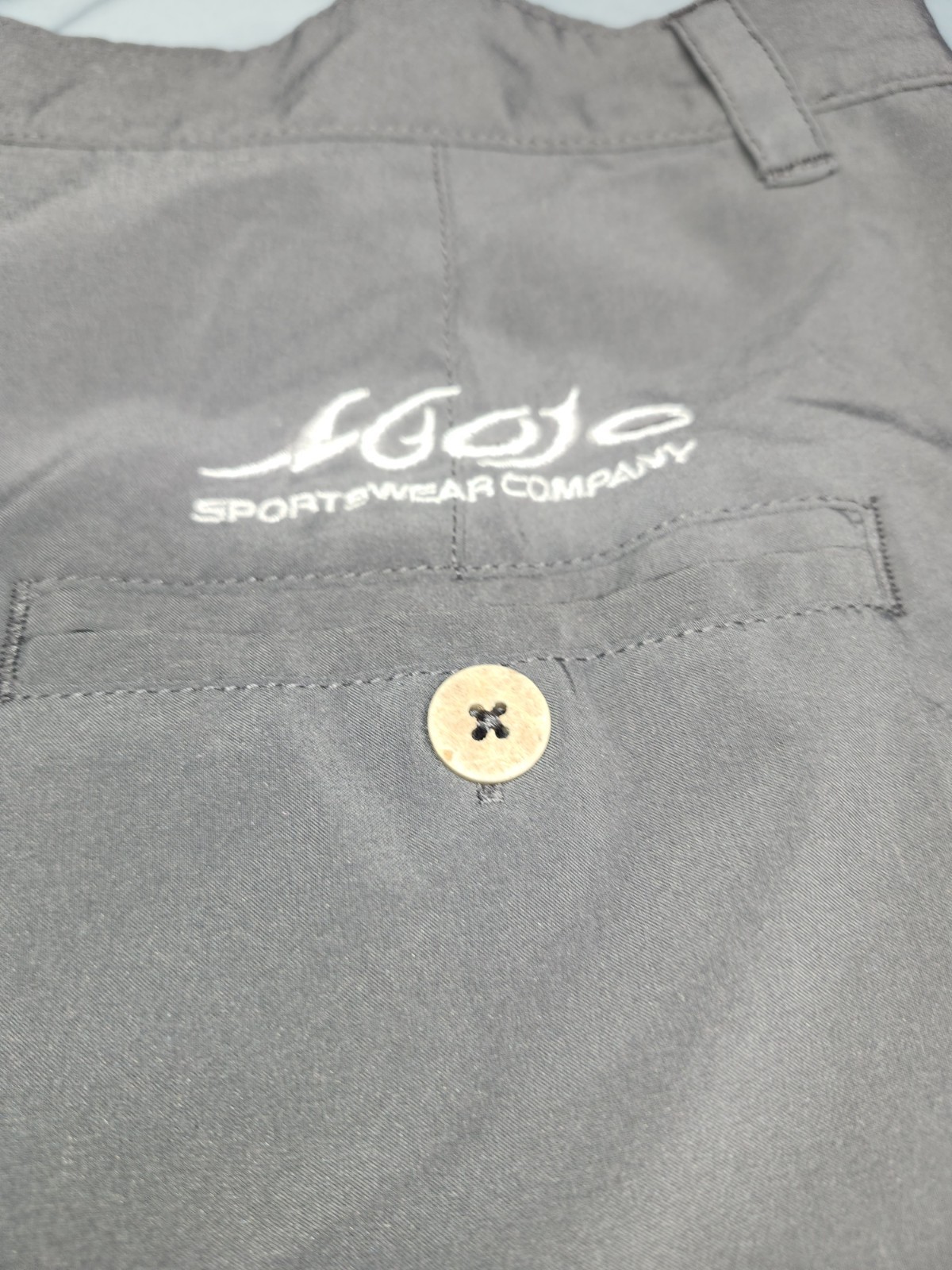 Mojo Sportswear Rapala Embroidered Grey Shorts Size Small Fishing Clothes