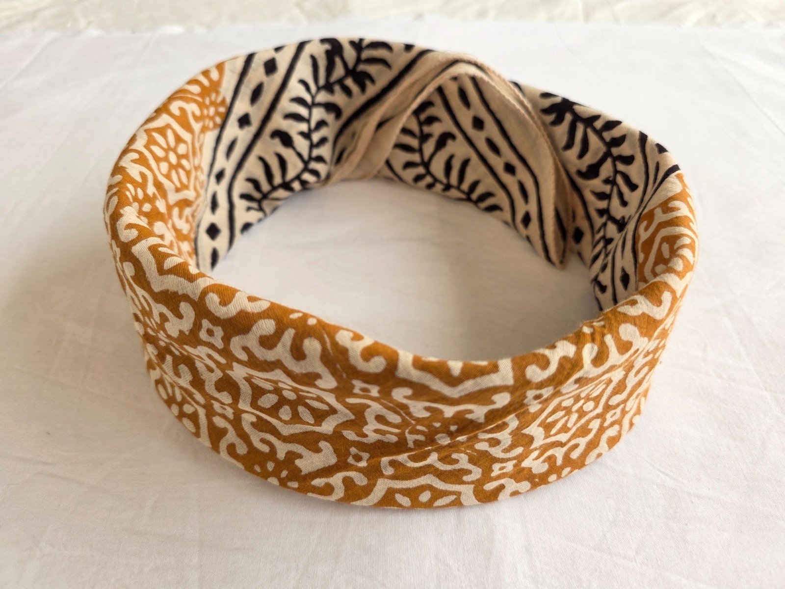 Multi-Purpose Head Scarf Handmade Block Print Bandana | 100% Cotton Head Scarf