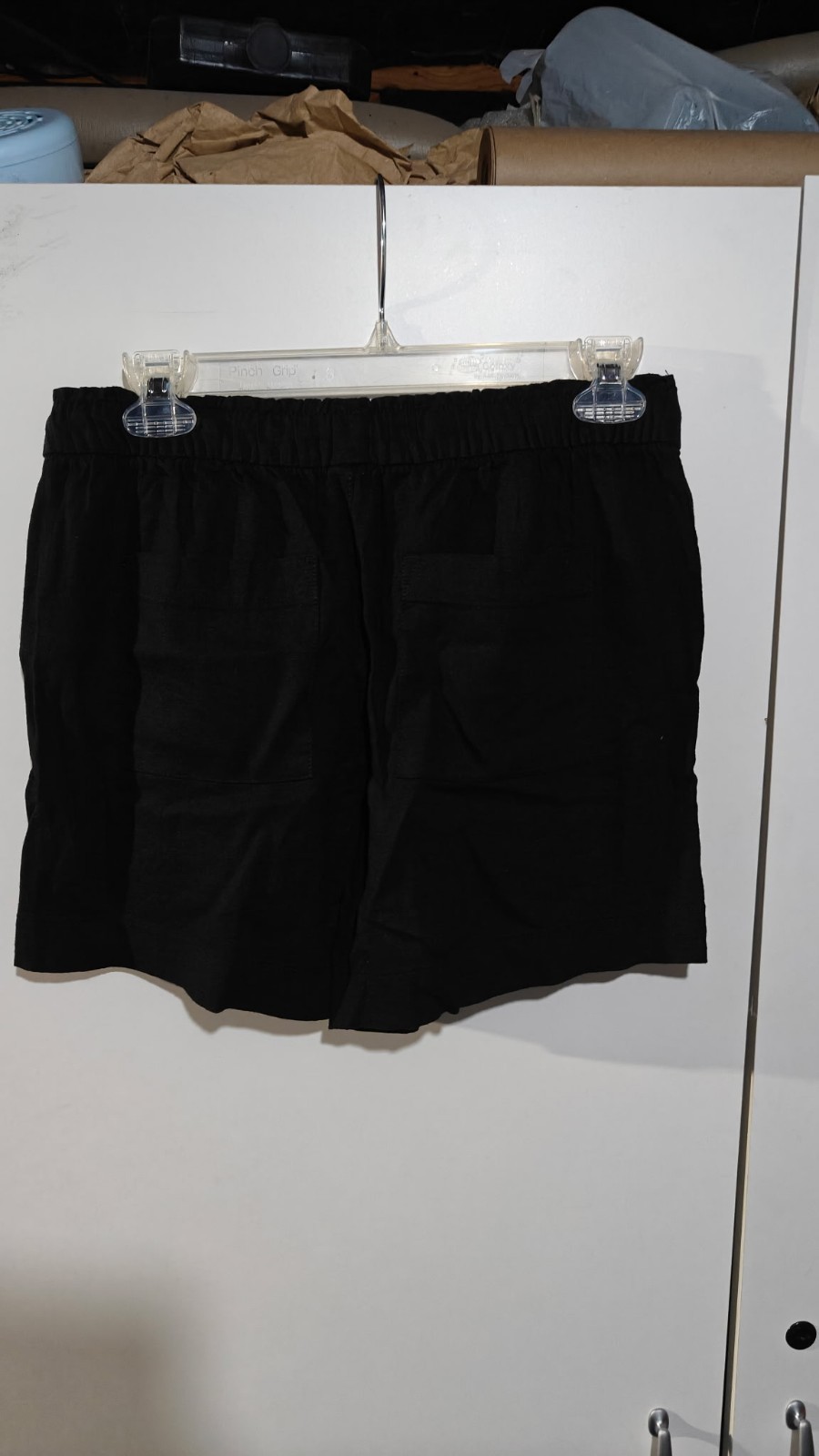 Black GAP Linen Pull-On Drawstring Shorts Size Small New Without Tags