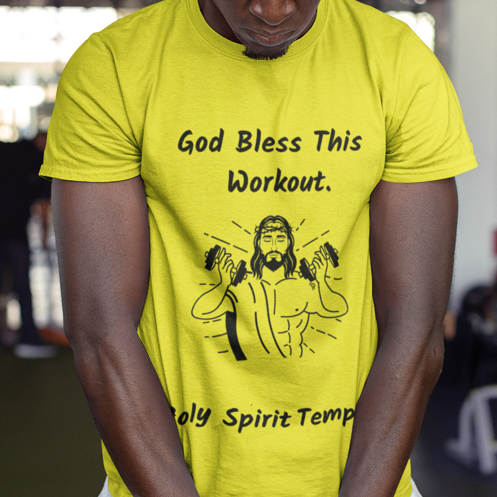 Bella & Canvas 3001C T-Shirt “Bless This Workout” 9 Colors/8 sizes