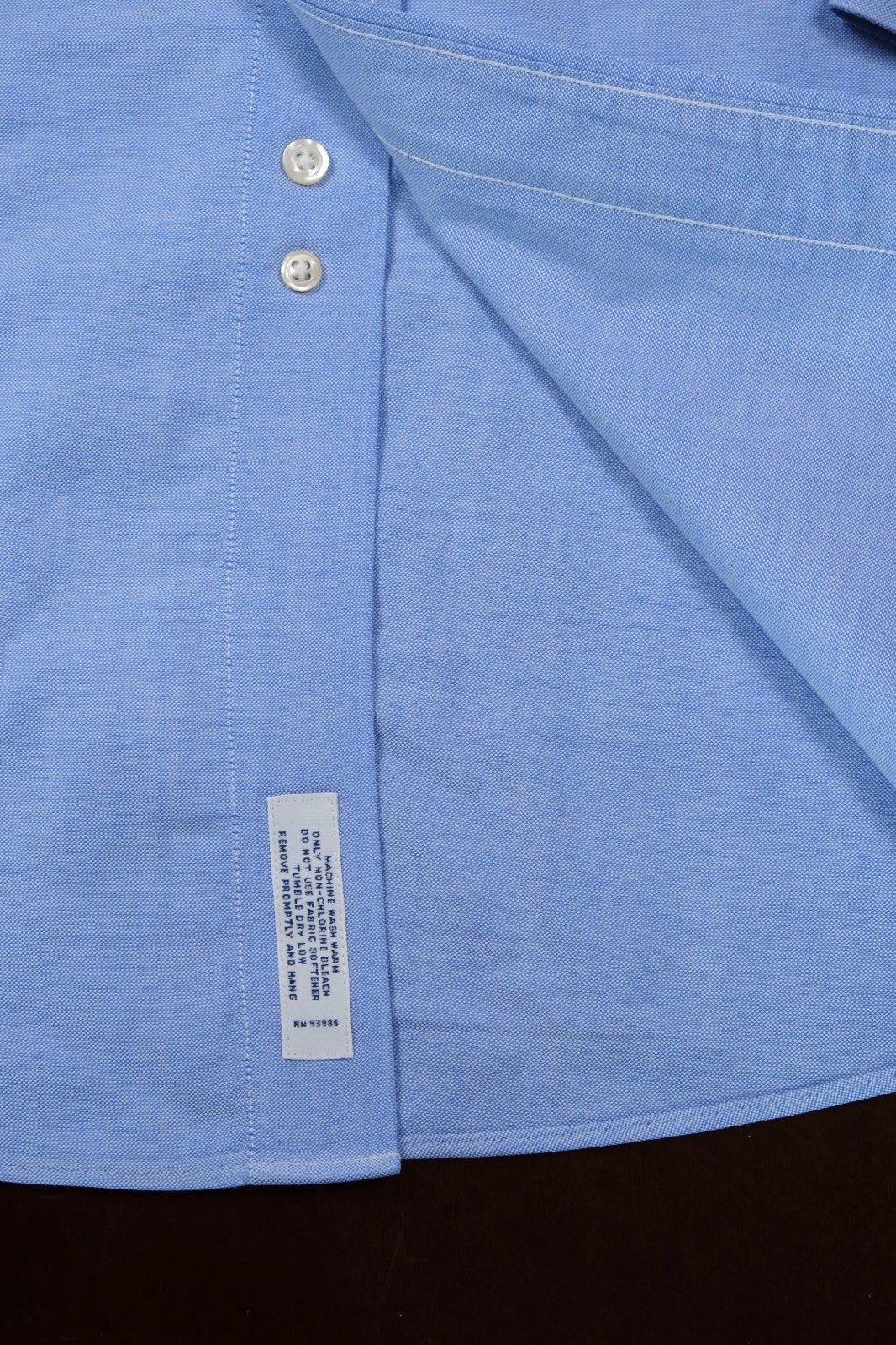 Brooks Brothers Classic Supima Cotton long sleeve button down blue shirt 17 – 35