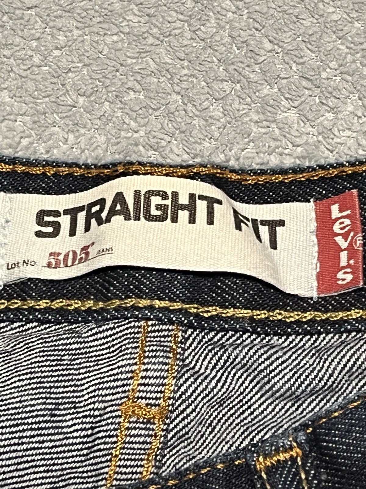 Levis 505 Straight Fit Blue Size 34×30 Men’s Jeans, Never Worn