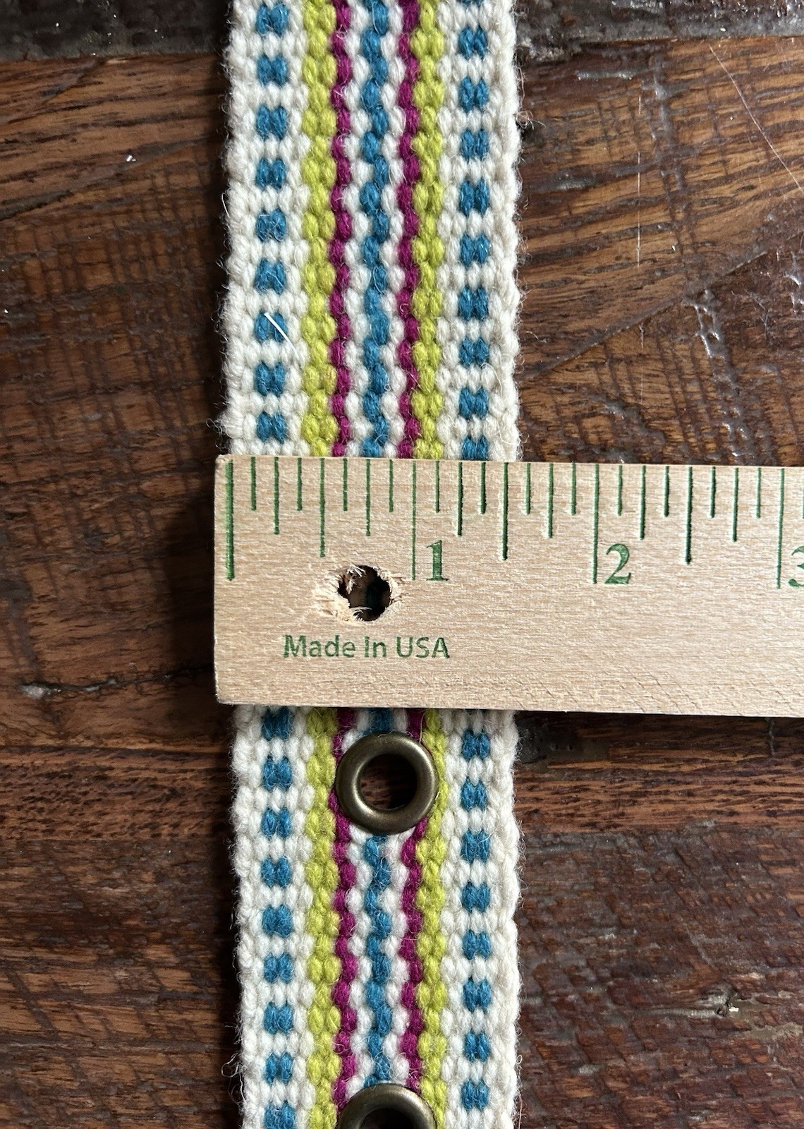 Pistil Women’s Belt Wool Size Small Adjustable Boho Multi Colored