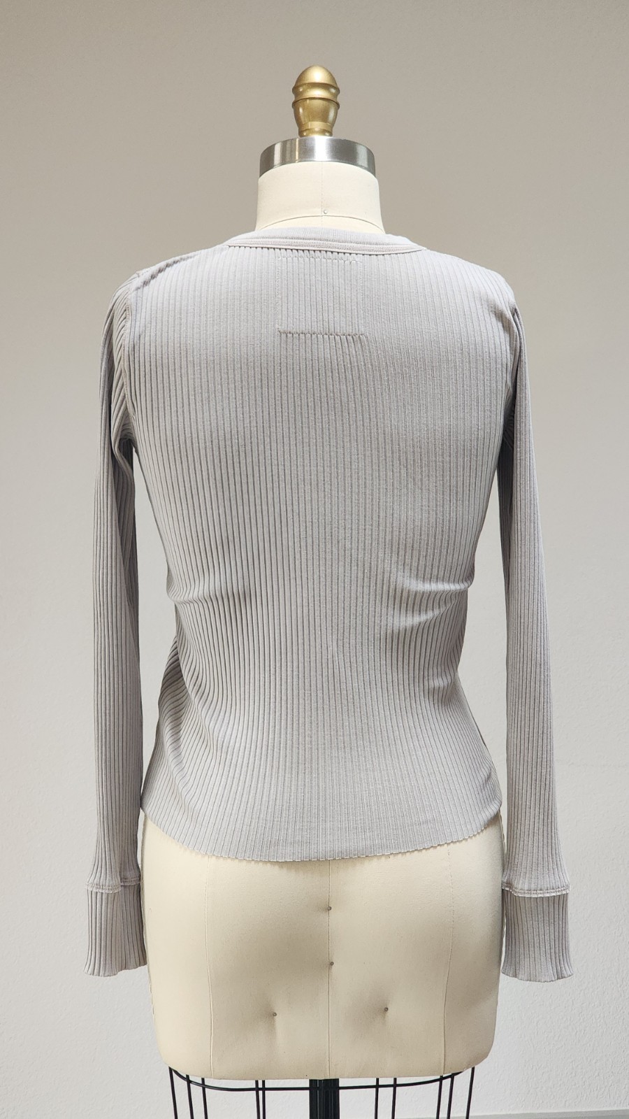 Aerie Love This Moment Ribbed Knit Longsleeve In S Xs Pt RN 54485 CA 03873