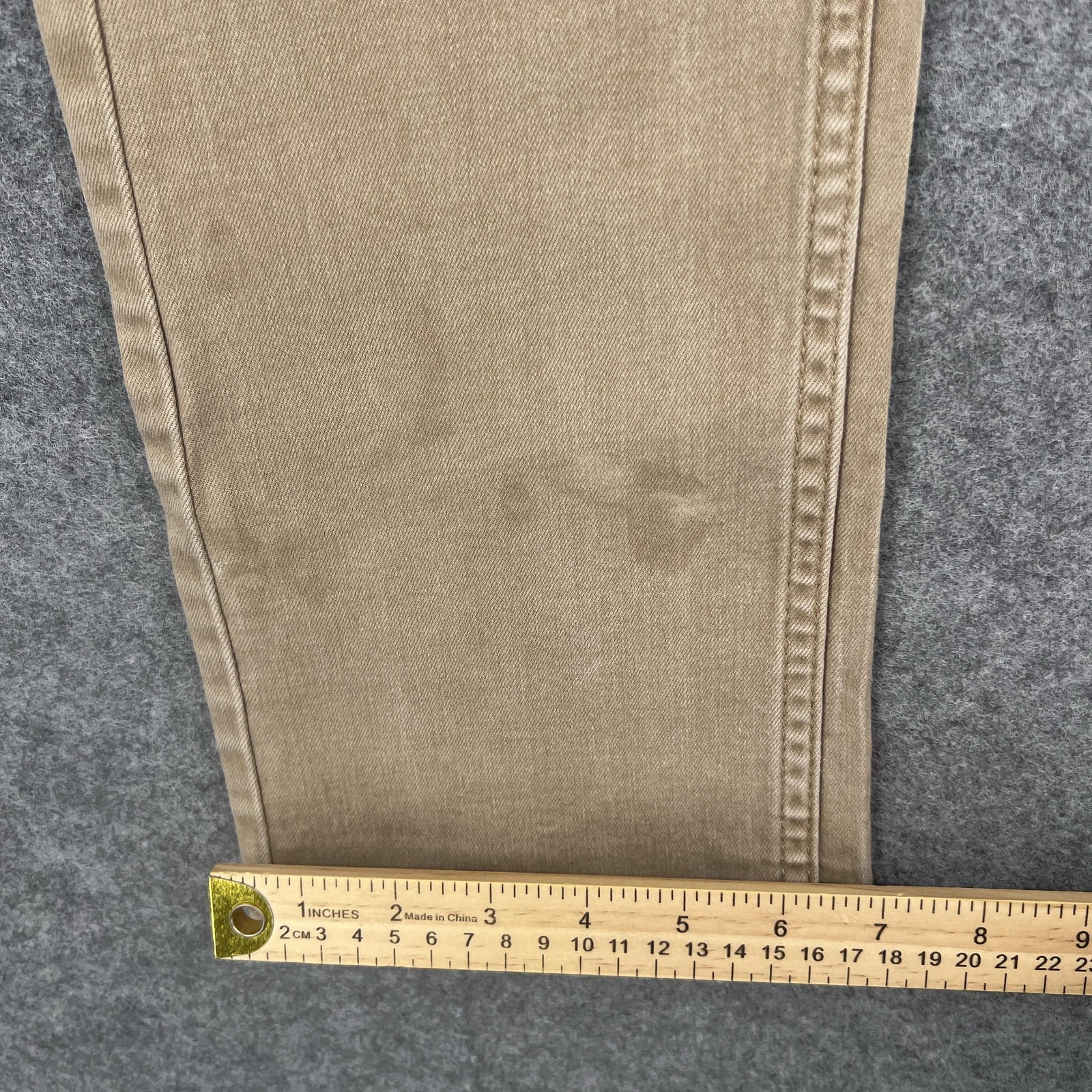 Levis 511 Slim Jeans Youth 18 Reg 29×29 Beige Tapered Performance Stretch Denim