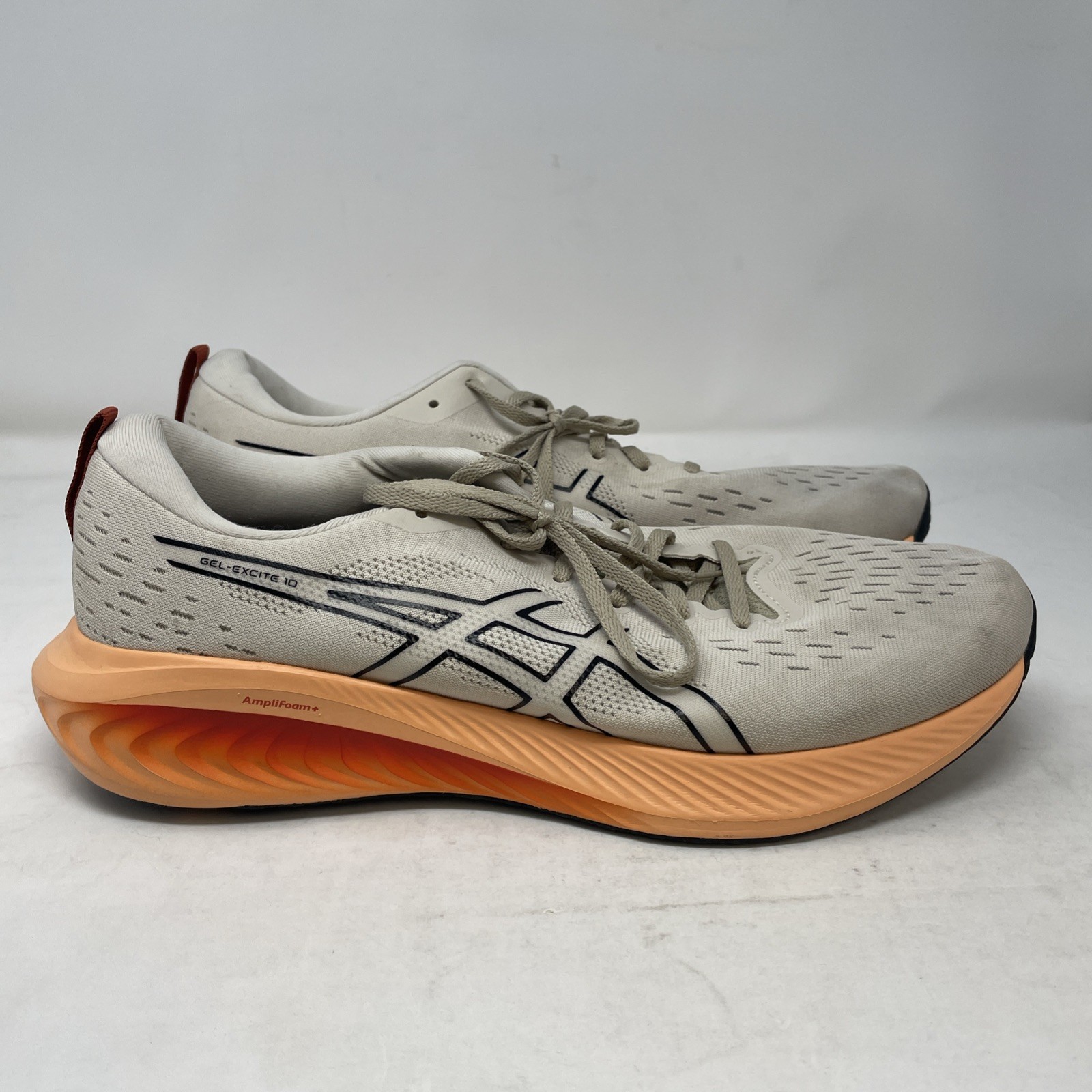 Asics Gel Excite 10 Running Shoes Oatmeal Orange 1011B600 Men’s Size 13