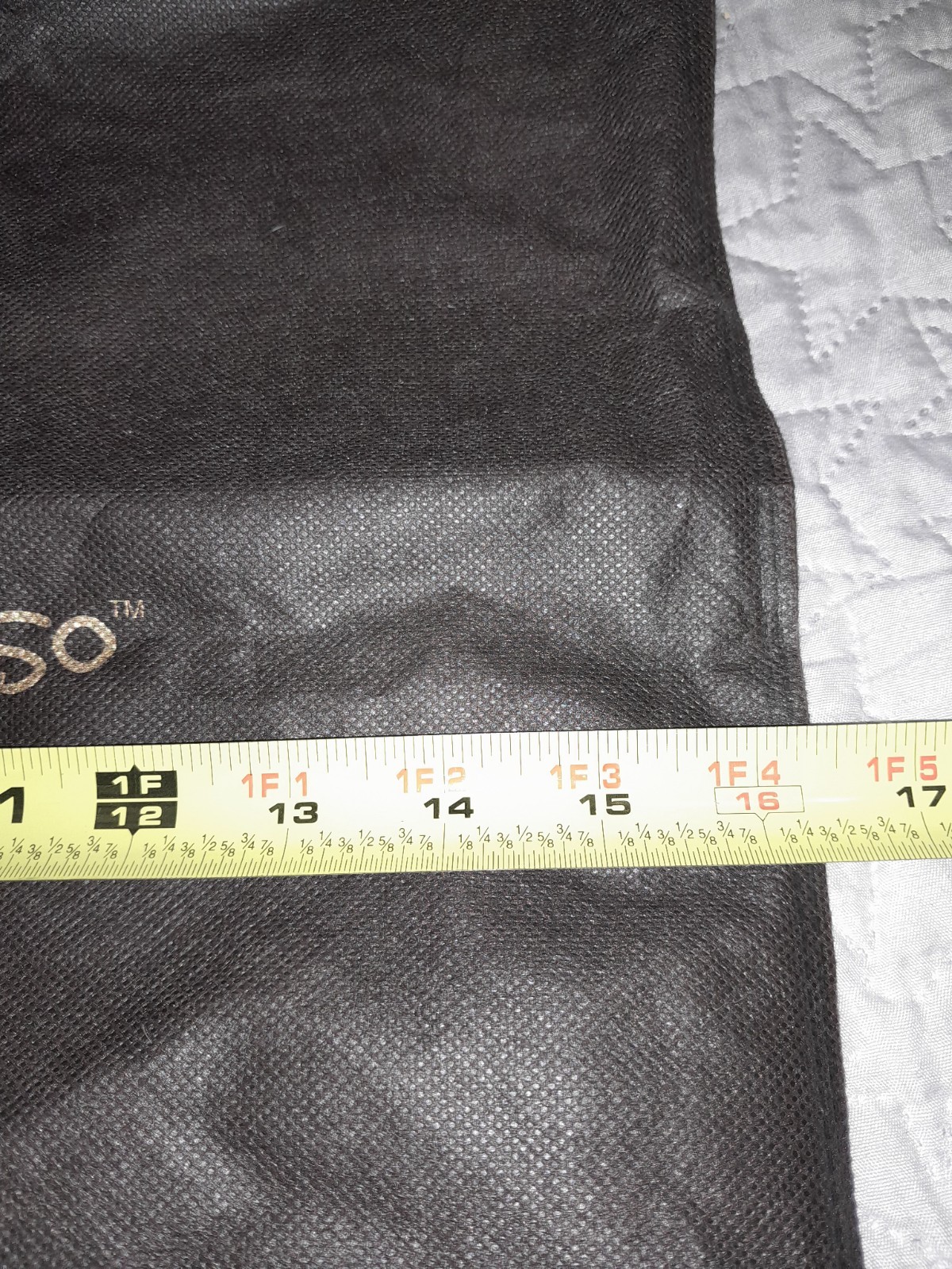 Bella Russo Dust Bag ONLY Brown w/ Gold Lettering Drawstring 21″ x 14.5″
