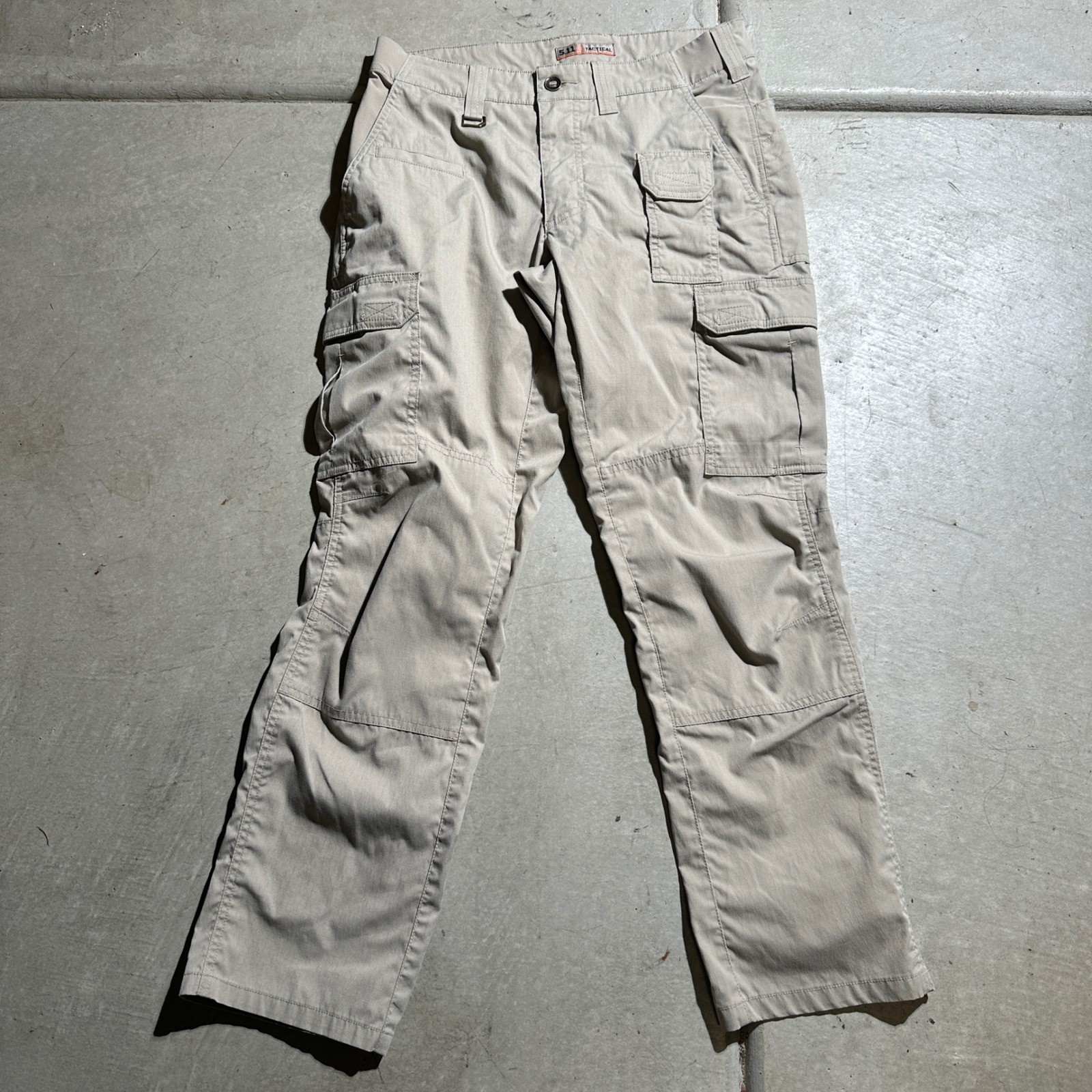 5.11 Tactical TDU Cargo Pants Mens 30×30 Khaki Ripstop Work Military 74512-055