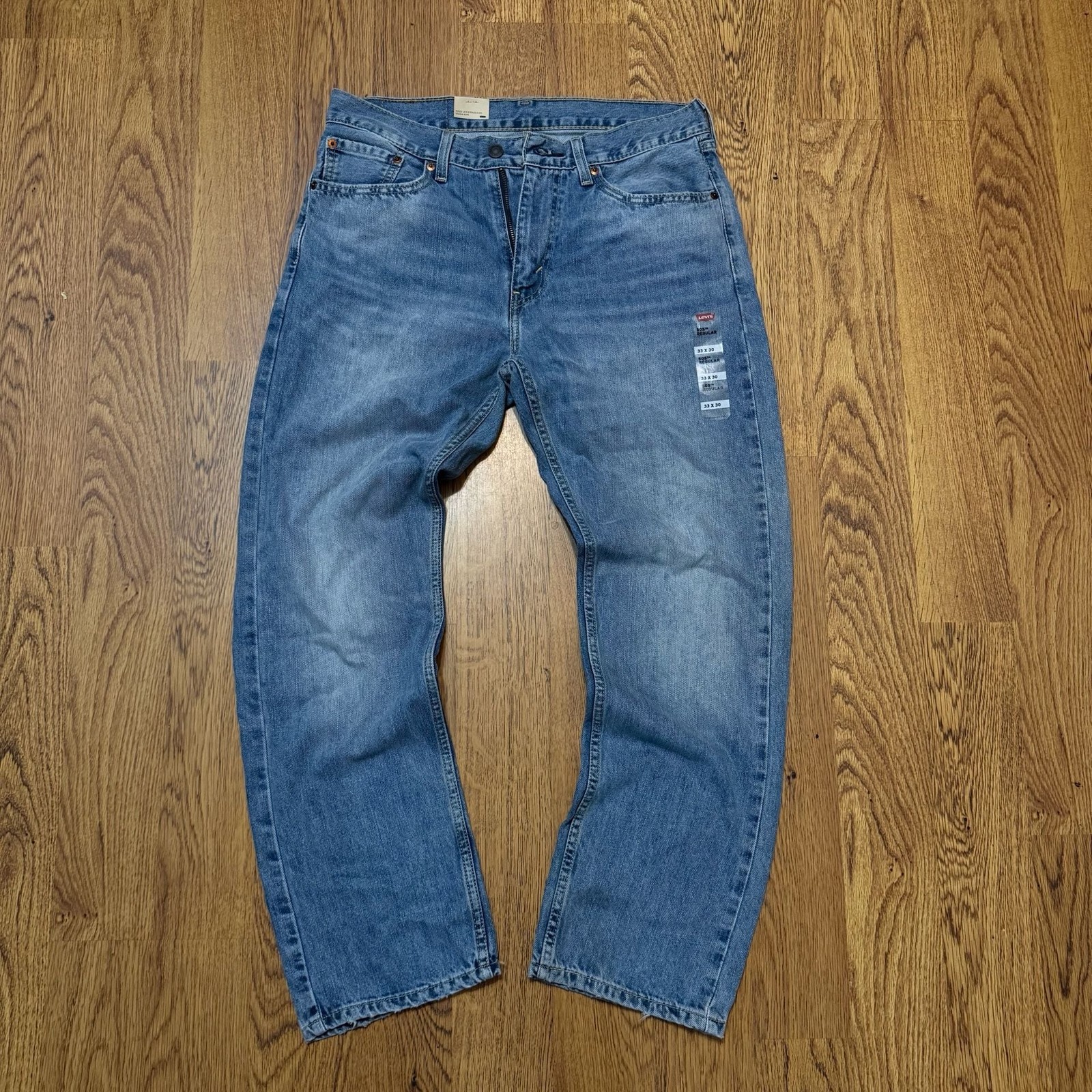 Levi’s 505 Regular Fit Jeans, Blue Wash, Men’s Size 33×30