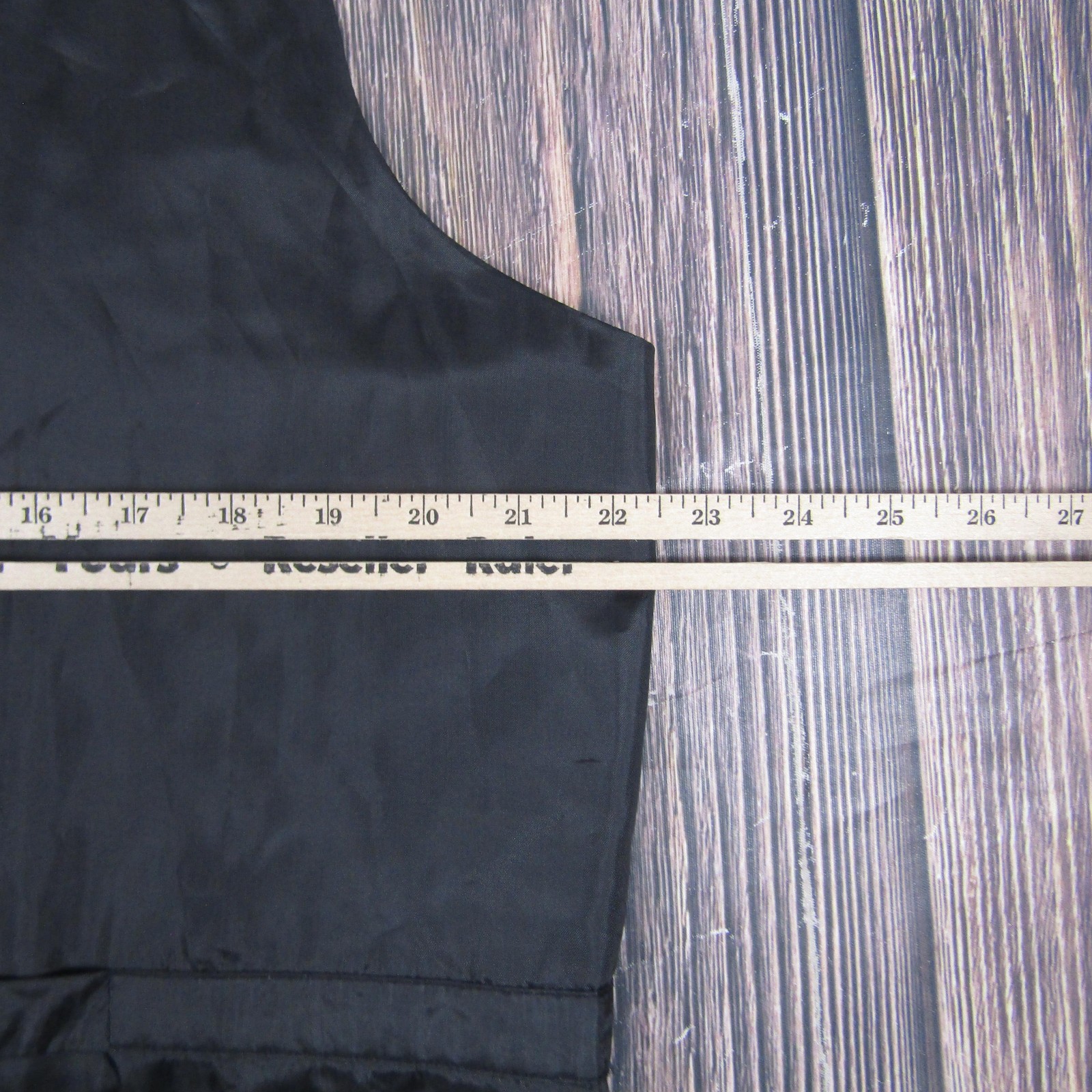 Suit Vest Steven Land Mens L Black Solid 3 Piece Belted Formal Waistcoat Wedding
