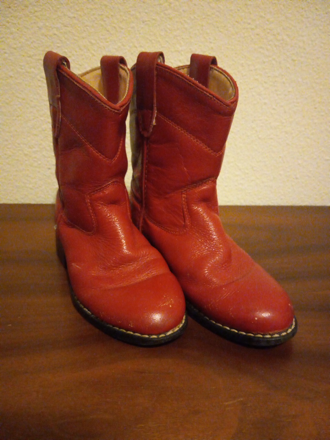 CHILDS A JAMA COWBOY TOMATO SOUP RED BOOTS SIZE 11