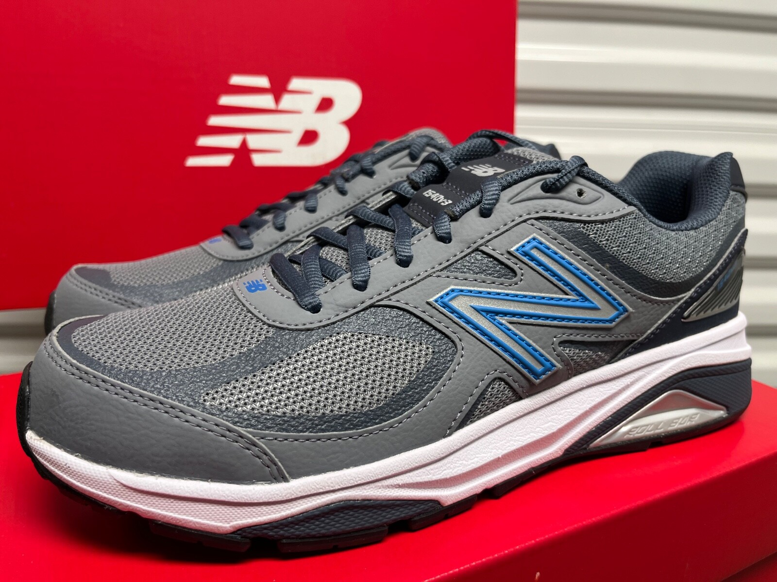 New Balance 1540 v3 Grey Blue 3M Silver Reflective M1540MB3 Running Shoe Trainer