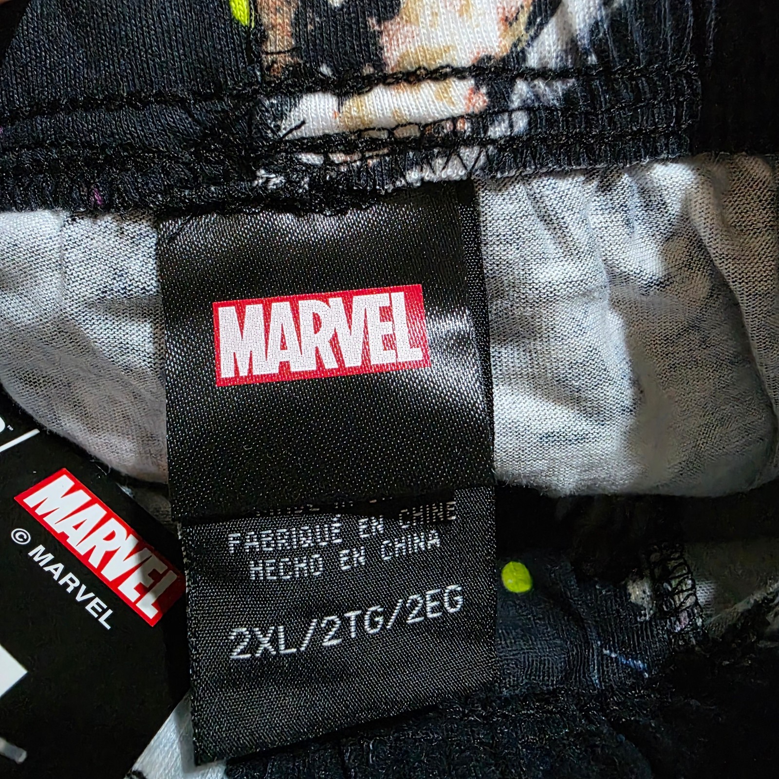 Marvel Venom Graphic Sleep Pant Men’s Size 2XL (44-46) Elasticized Waist Black