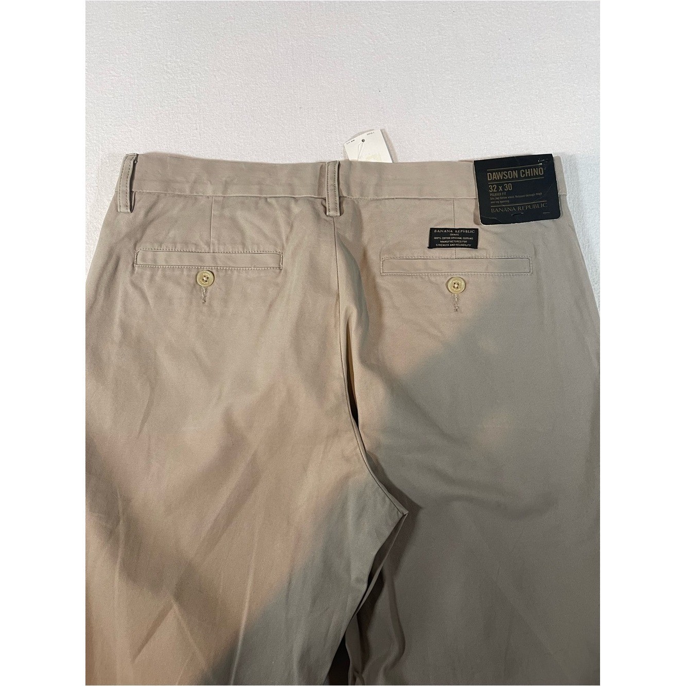 Banana Republic Dawson Chino 32×30 Relaxed Fit Men’s Tan Straight-Leg 100%Cotton