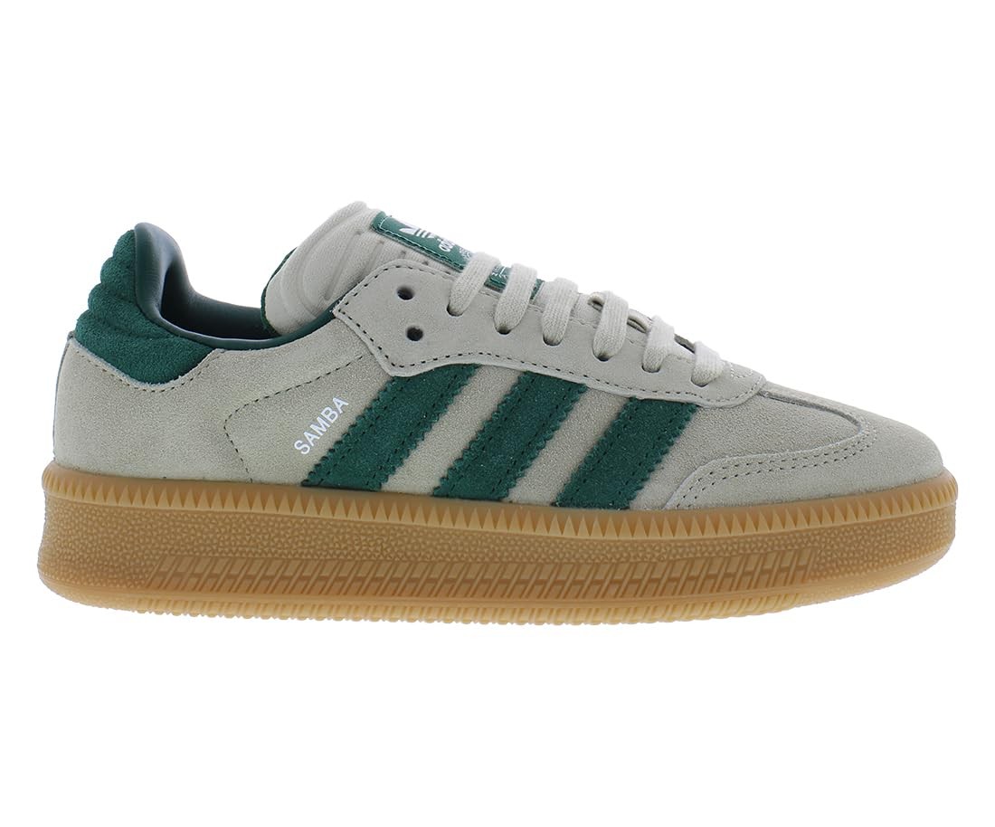 Adidas Samba XLG Unisex Junior Leather & EVA Sneaker – Gum/Collegiate Green/Grey