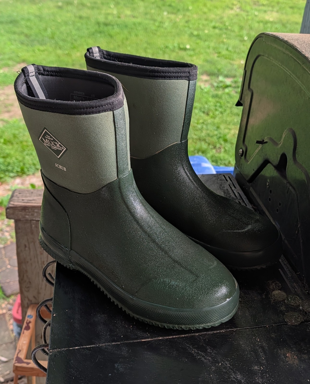 The Original Muck Boot Company Women’s Scrub Mid Boots Green, Size 10