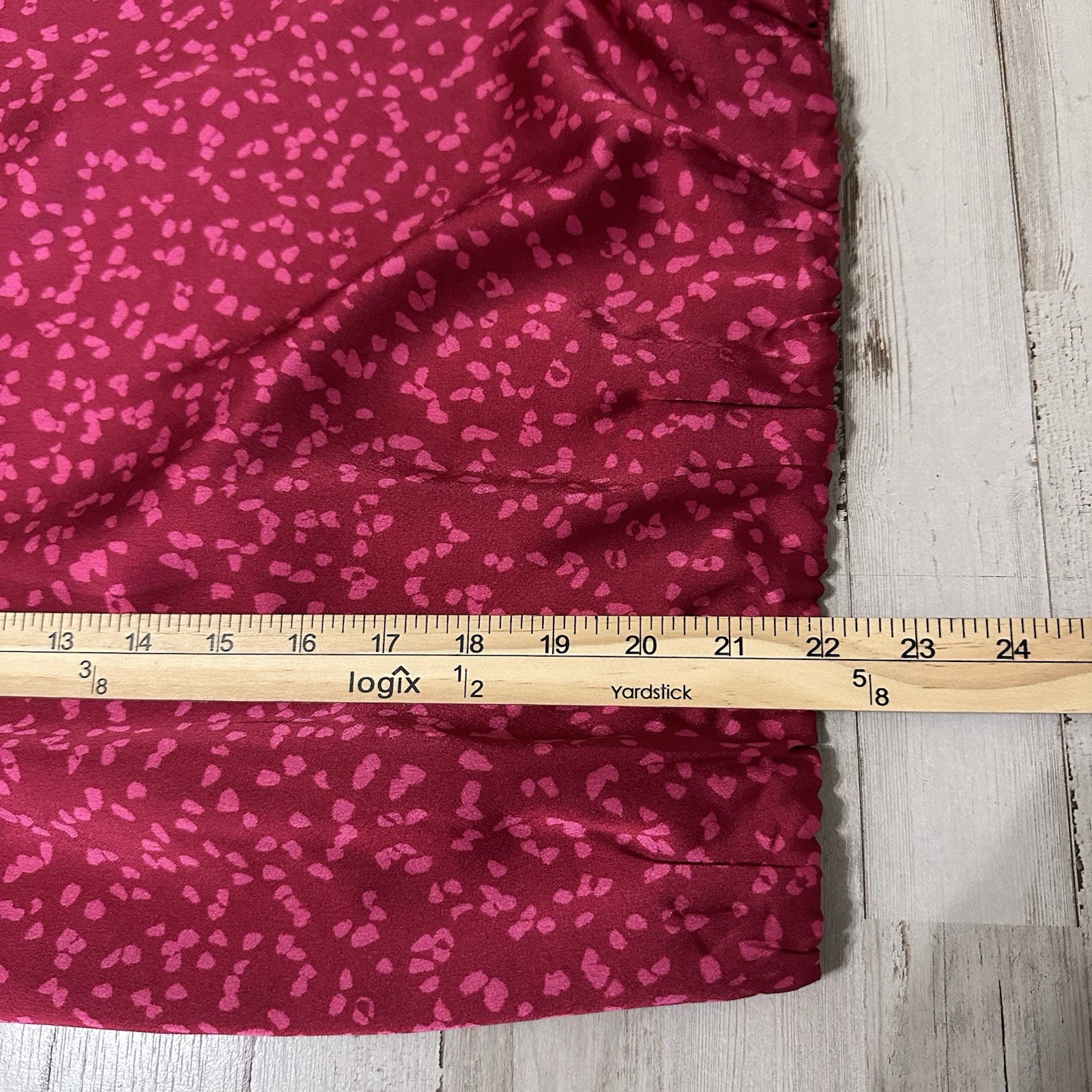 Socialite Cami M Banded Hem Tie Strap Camisole Fuchsia Floral Festival Top NEW