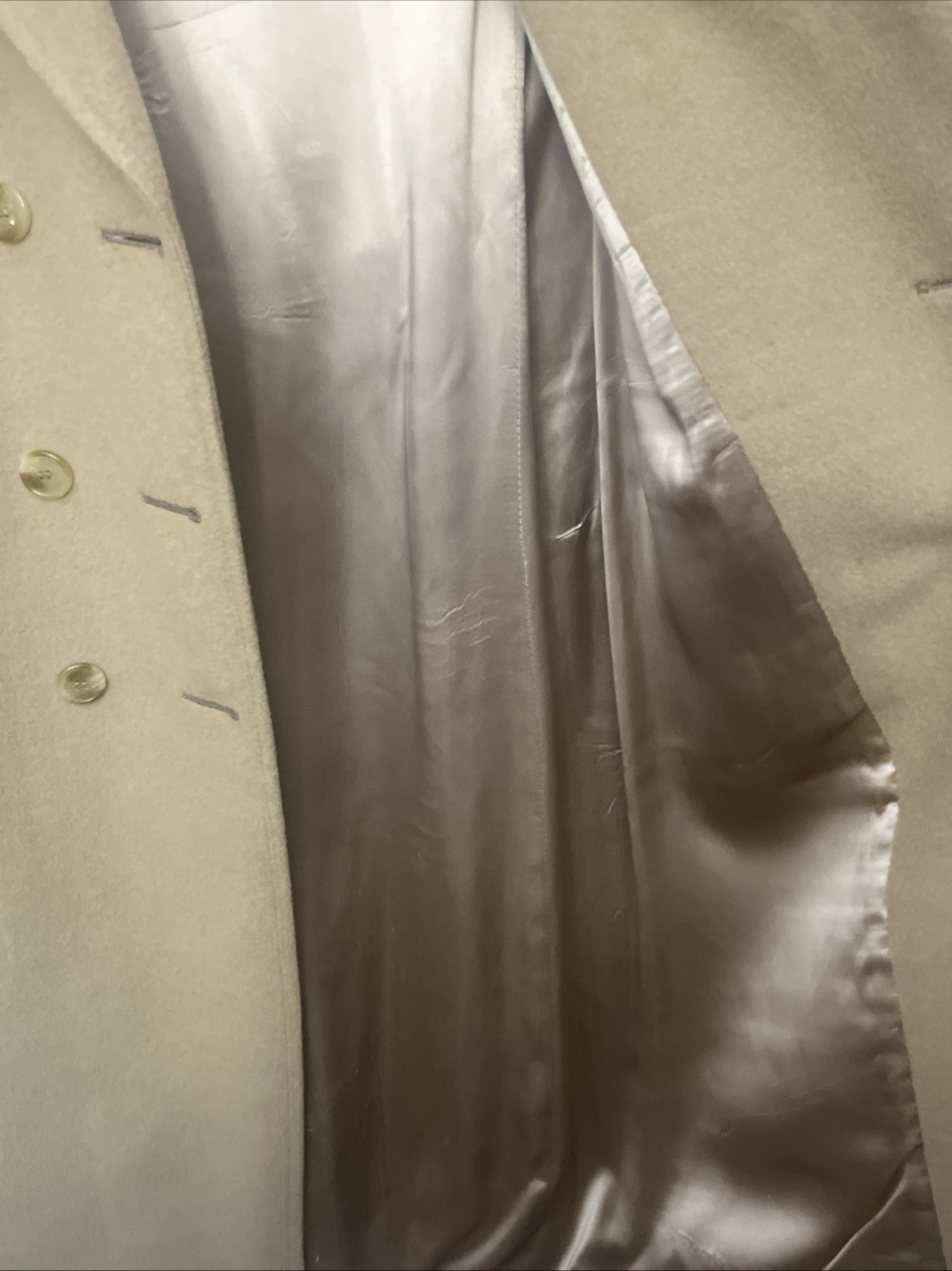 VINTAGE BROOKS BROTHERS MEN’S CAMELS HAIR DOUBLE BREASTED COAT