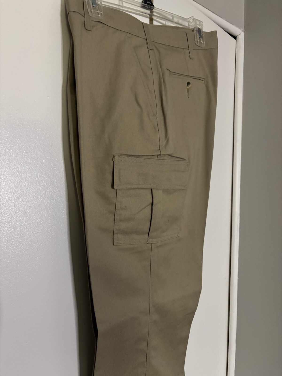 Men’s Cargo Work, Pants, Tan School Apparel Brand New Without Tags