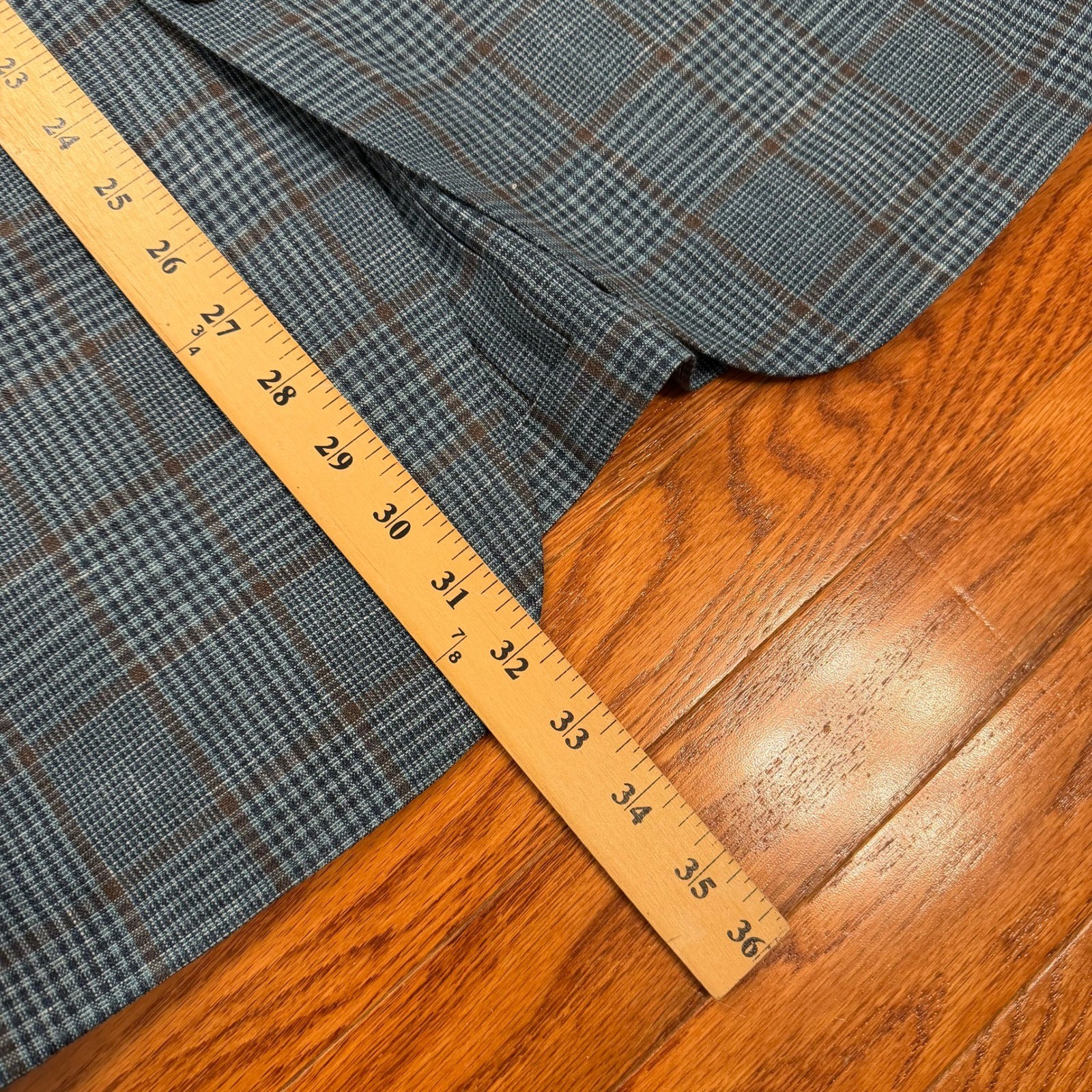 Brooks Brothers Loro Piana Summertime Blazer 40R Wool Silk Linen Glen Plaid