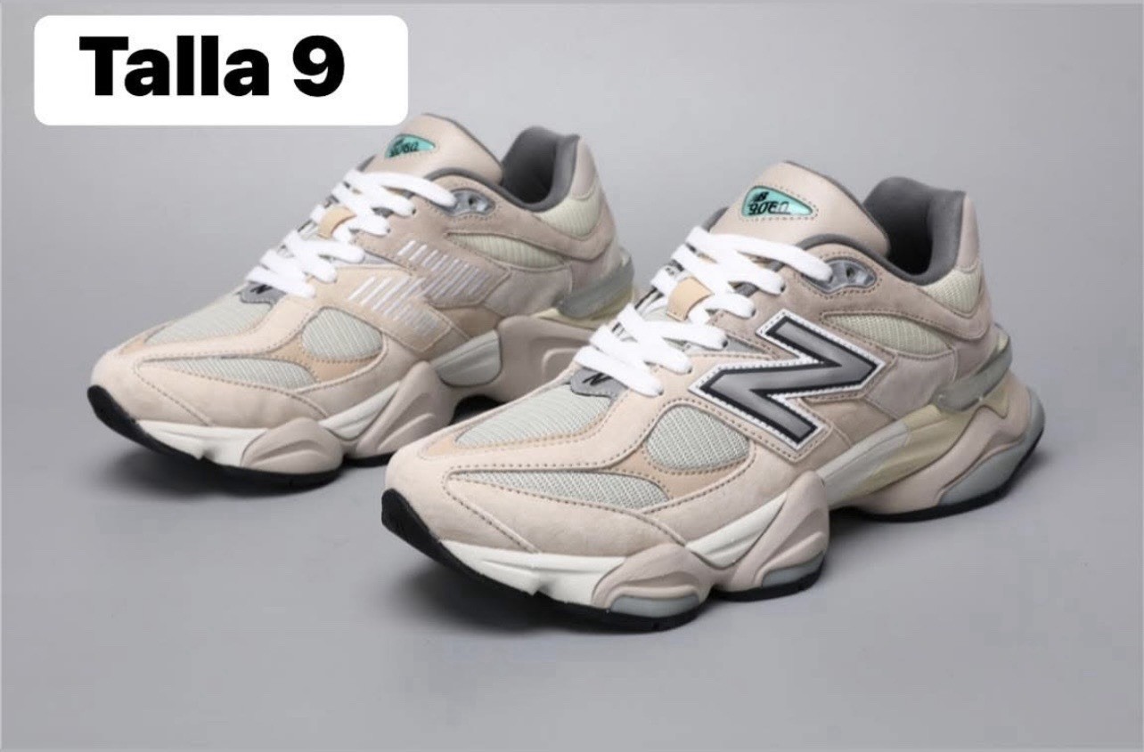 Shoes New Boutique 9060 Men’s Beige Gray White Low Top Lace Up Athletic Sneakers