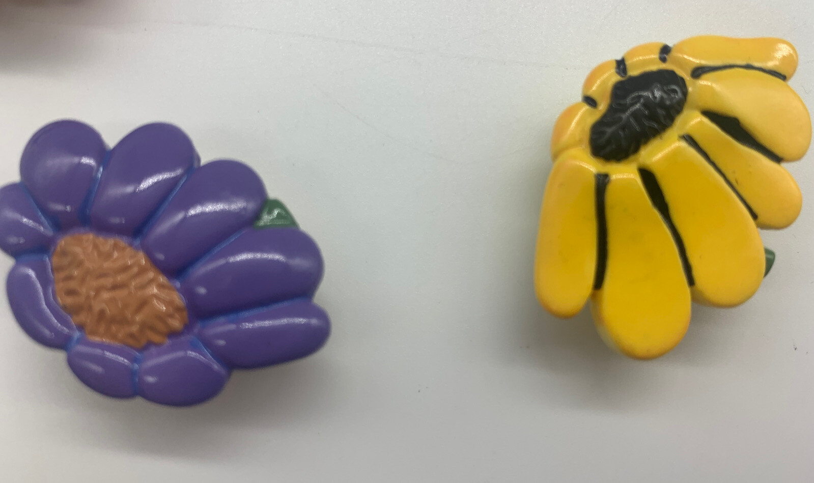 Flowers & Butterfly Button Covers Set of 4 (t)